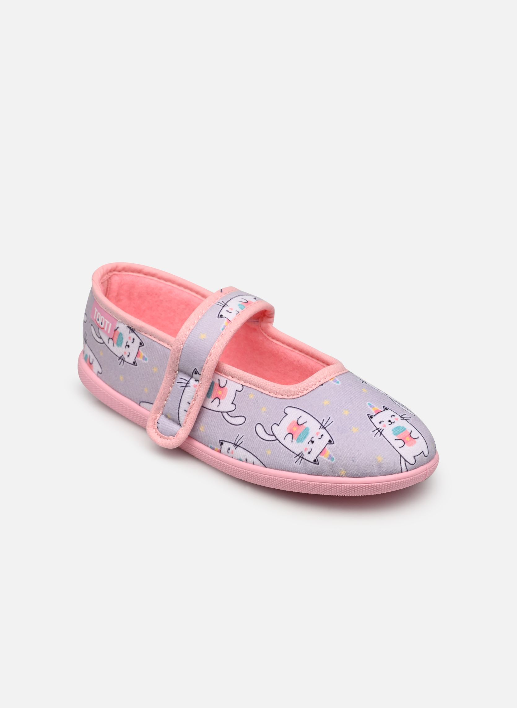 Chaussons Sidale1 9710 fille rose Tooti Chaussons Sidale1 9710 fille rose GRIS
