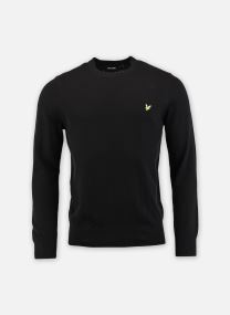 Pullover Cotton Merino Crew Neck Jumper herren blau