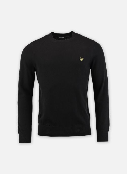 Lyle & Scott Pulls Cotton Merino Crew Neck Jumper homme noir