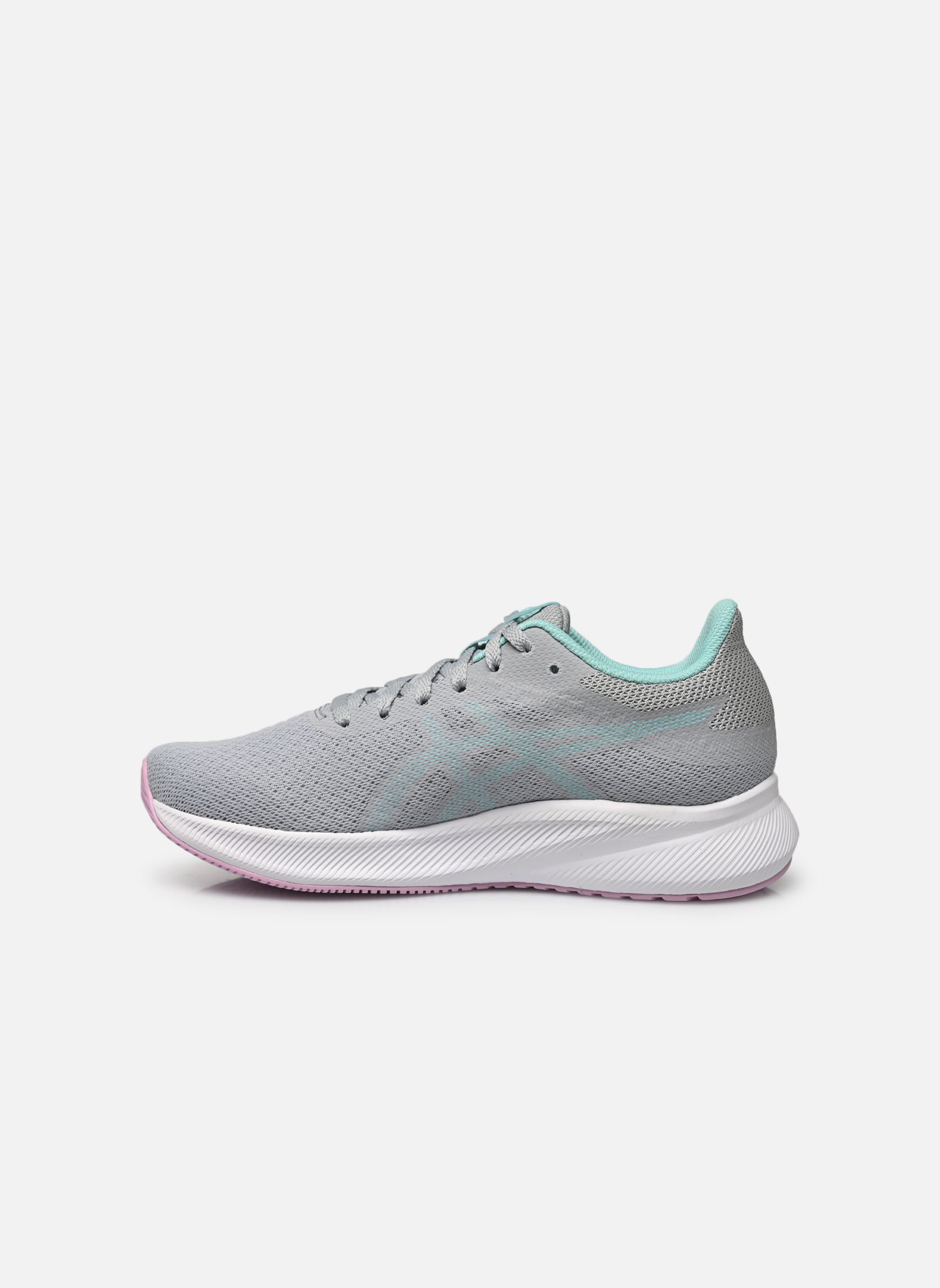 Chaussures de sport Patriot 13 W femme gris Asics Chaussures de sport Patriot 13 W femme gris Piedmont Grey/Illuminate Mint