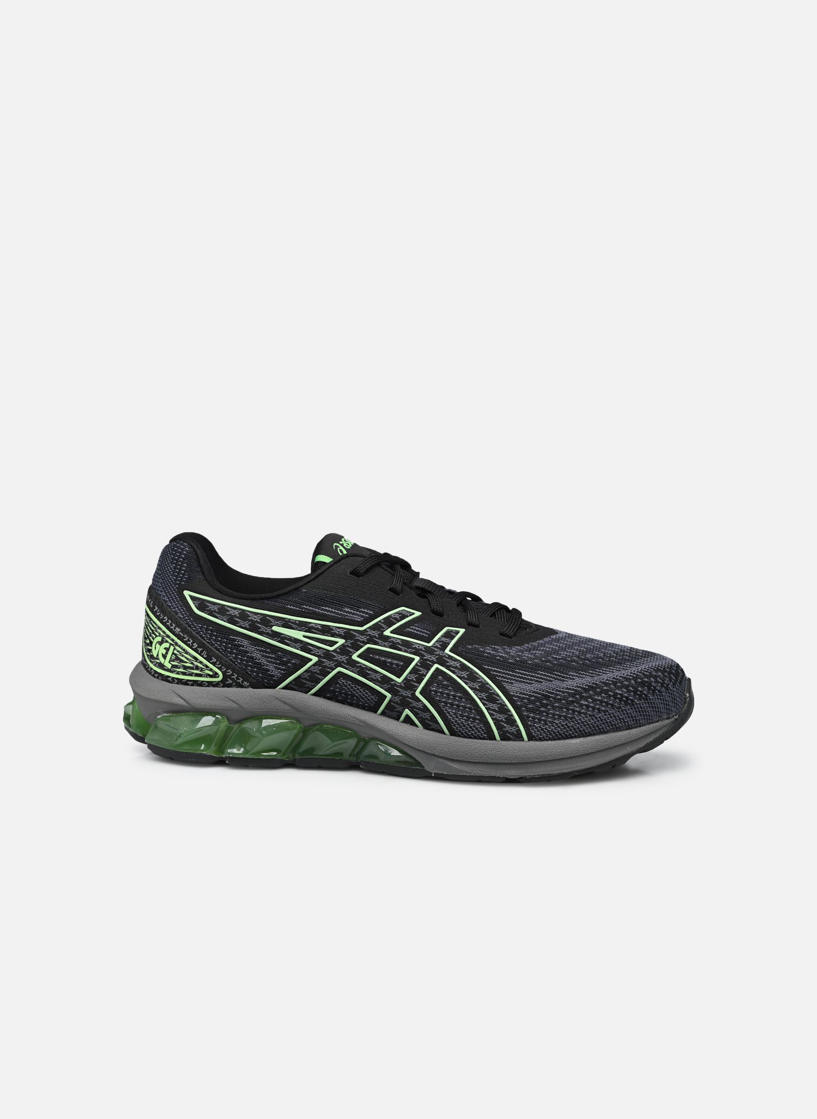 Niedrige Sneaker Gel-Quantum 180 VII herren schwarz Asics Niedrige Sneaker Gel-Quantum 180 VII herren schwarz Black/Bright Lime