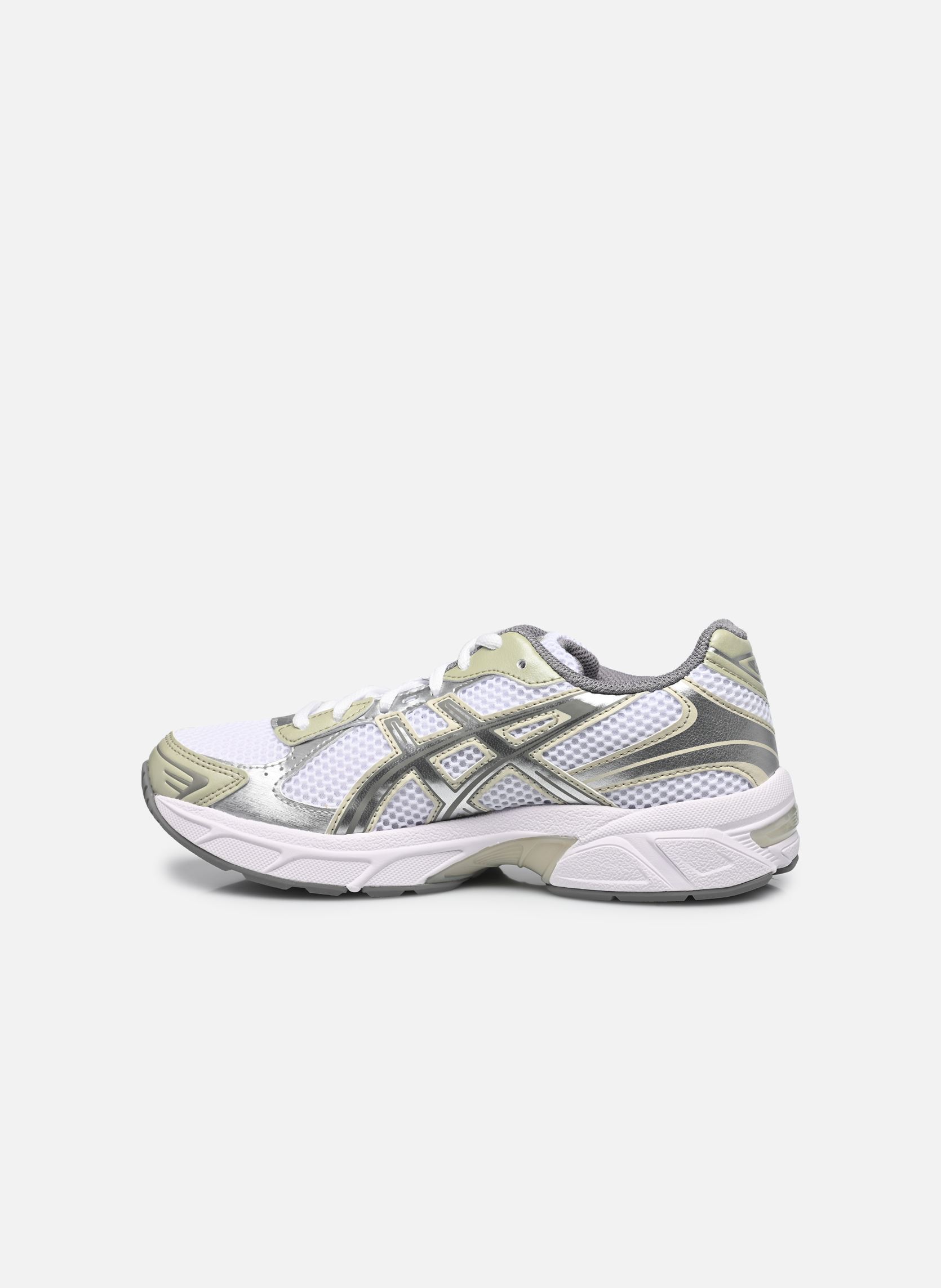 Baskets basses Gel-1130 femme blanc Asics Baskets basses Gel-1130 femme blanc WHITE/DRIED LEAF GREEN