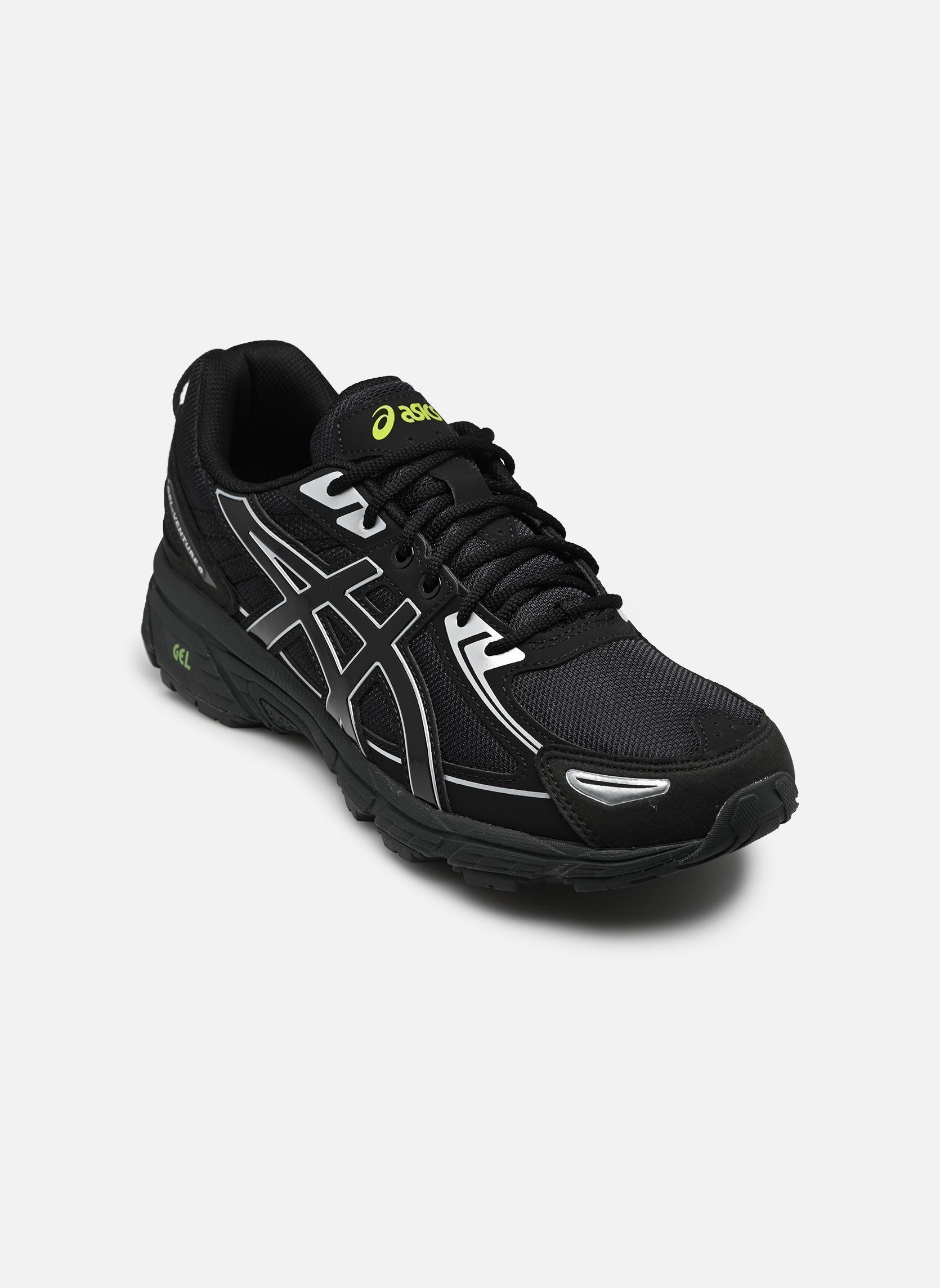 Baskets basses Gel-Venture 6 homme noir Asics Baskets basses Gel-Venture 6 homme noir BLACK/LIME ZEST
