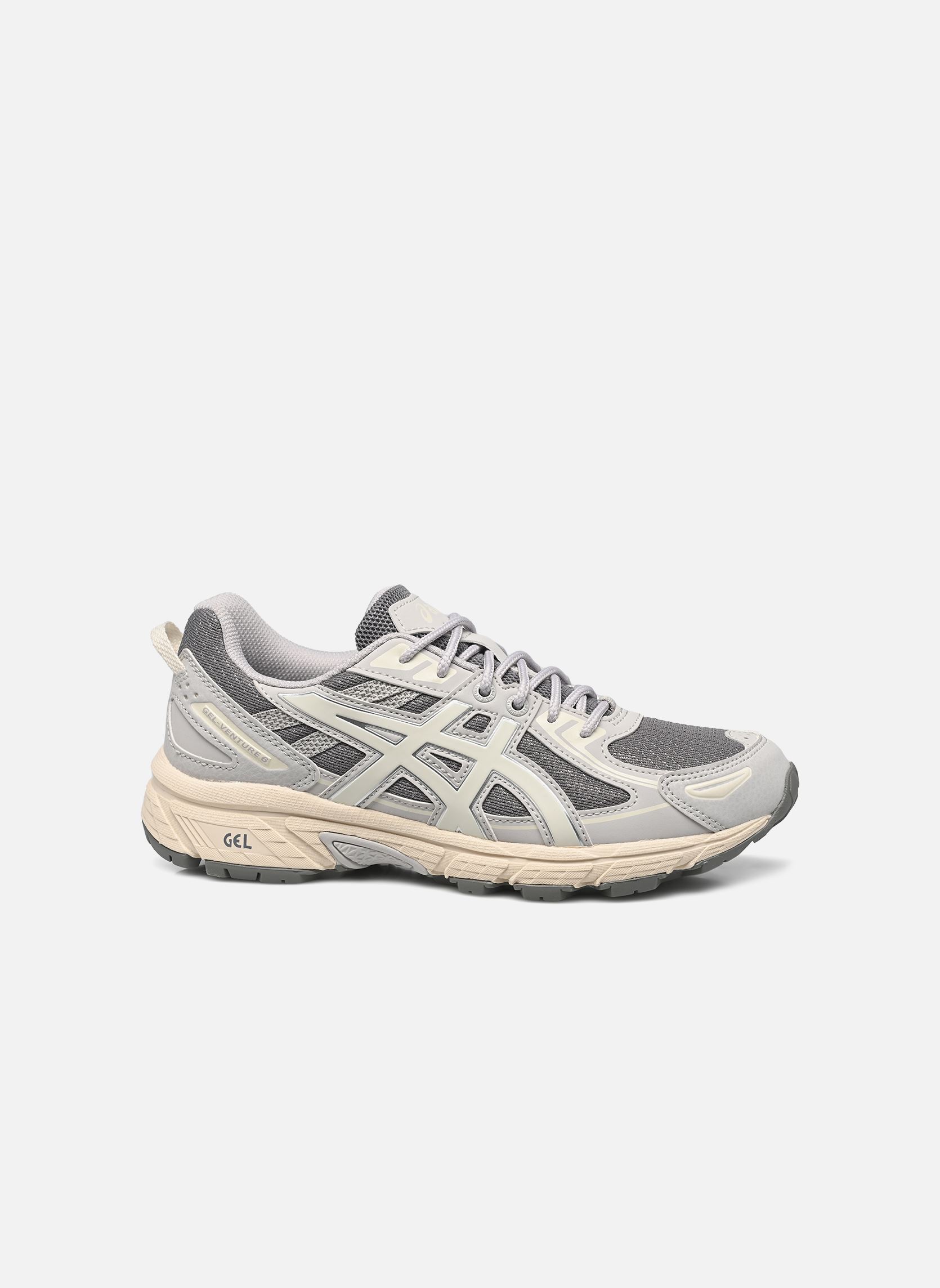 Niedrige Sneaker Gel-Venture 6 grau Asics Niedrige Sneaker Gel-Venture 6 grau CLAY GREY/CREAM
