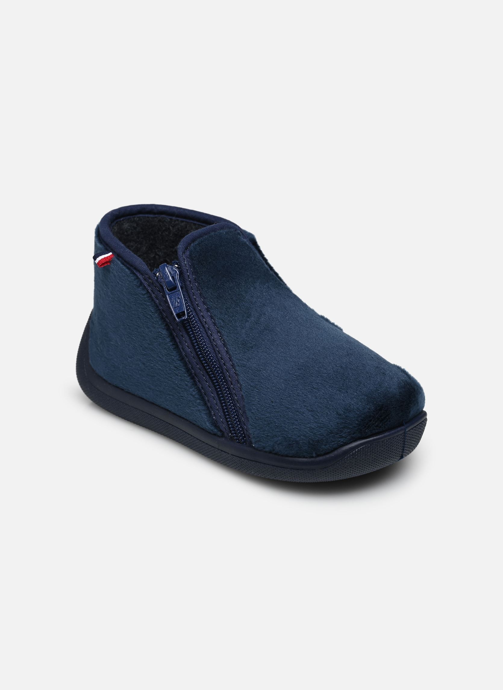 Chaussons Grafloppc 9407 garçon bleu Ti'Bossi Chaussons Grafloppc 9407 garçon bleu MARINE 2