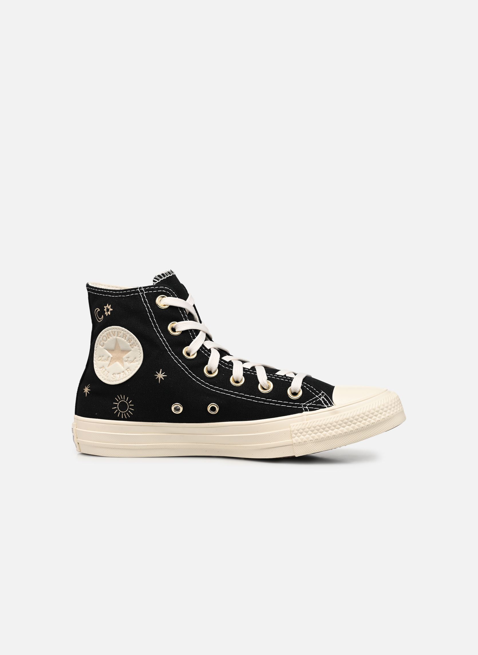 Zapatillas de lona Chuck Taylor All Star Hi 2 mujer negro Converse Zapatillas de lona Chuck Taylor All Star Hi 2 mujer negro BLACK/LIGHT GOLD/EGRET