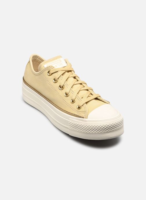 Converse Baskets toile Chuck Taylor All Star Lift Ox femme jaune