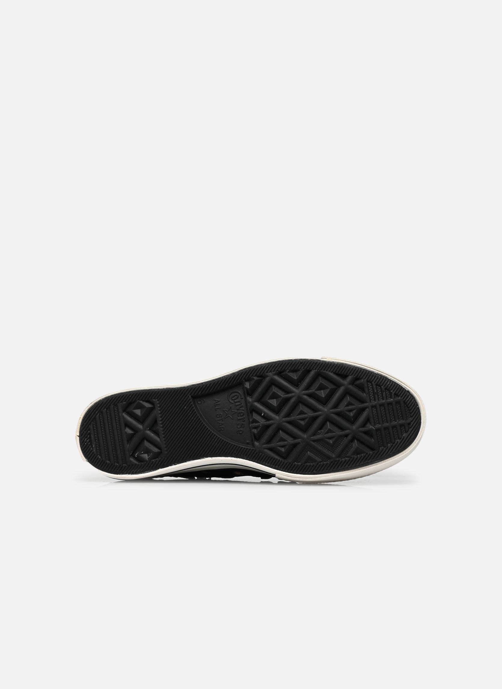 Baskets toile Chuck Taylor All Star Lift Ox femme noir Converse Baskets toile Chuck Taylor All Star Lift Ox femme noir BLACK/METALLIC LIGHT GOLD