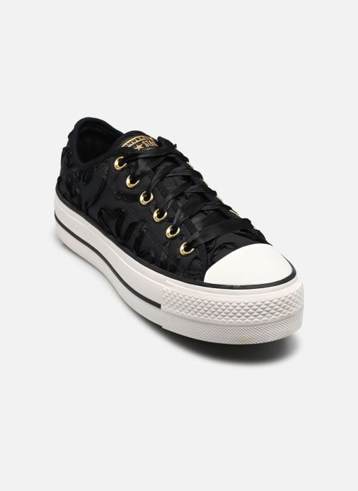 Converse Baskets toile Chuck Taylor All Star Lift Ox femme noir