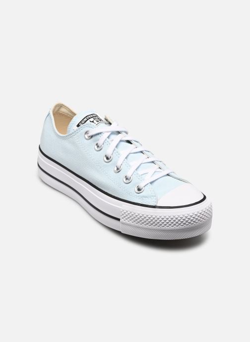 Converse Baskets toile Chuck Taylor All Star Lift Ox femme bleu