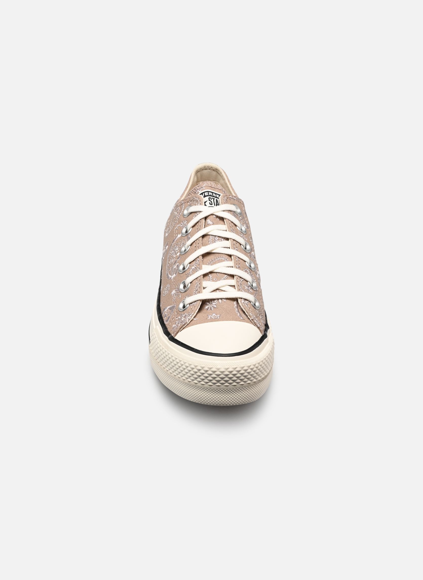 Baskets toile Chuck Taylor All Star Lift Ox femme marron Converse Baskets toile Chuck Taylor All Star Lift Ox femme marron VINTAGE CARGO/PAPYRUS/BLACK