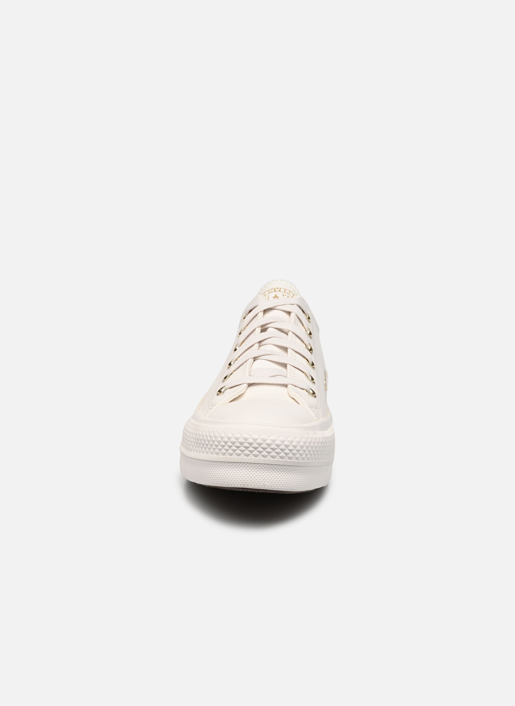 Baskets toile Chuck Taylor All Star Lift Ox femme blanc Converse Baskets toile Chuck Taylor All Star Lift Ox femme blanc Egret/Sugar Berry