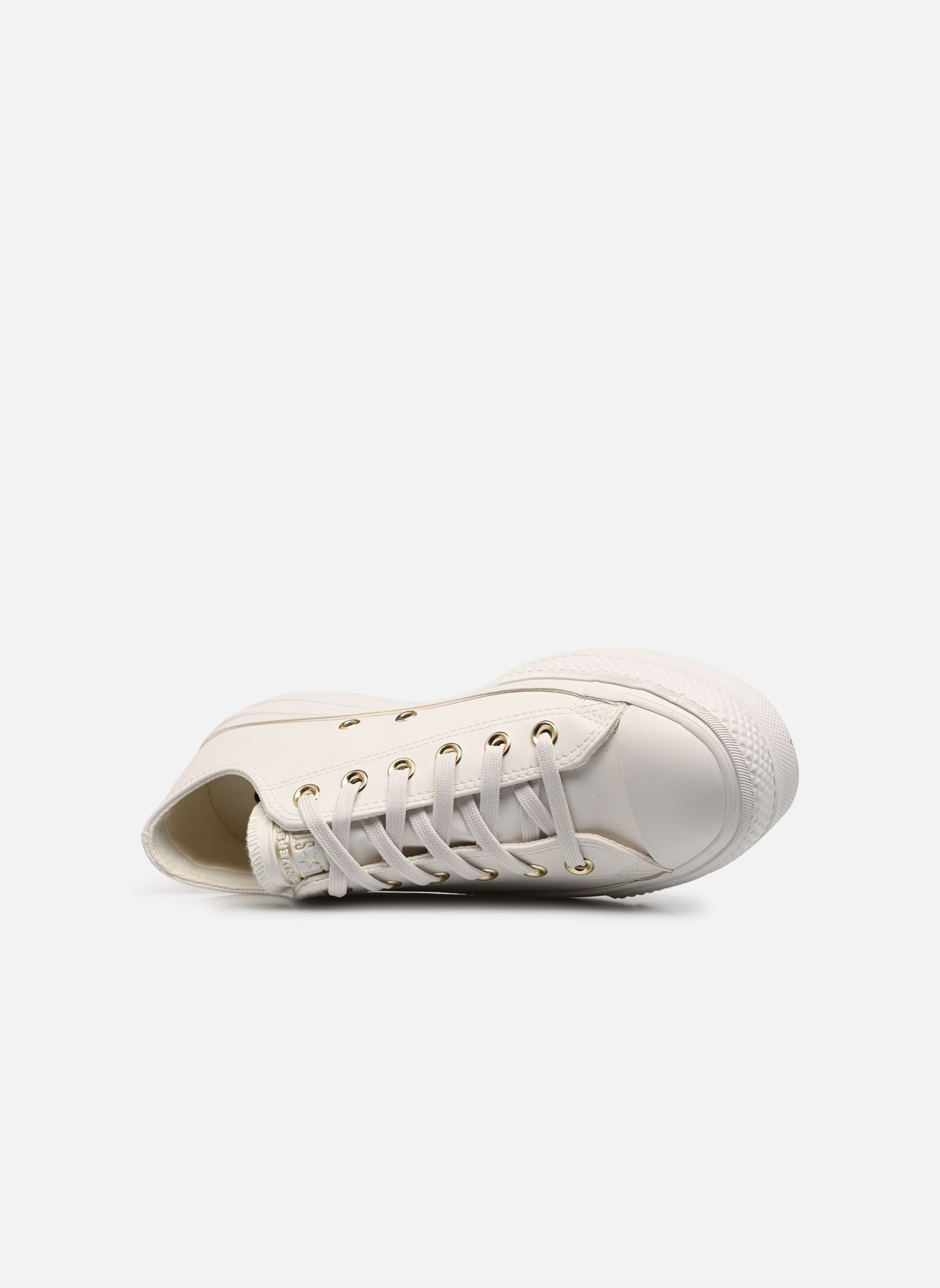 Baskets toile Chuck Taylor All Star Lift Ox femme blanc Converse Baskets toile Chuck Taylor All Star Lift Ox femme blanc Egret/Sugar Berry
