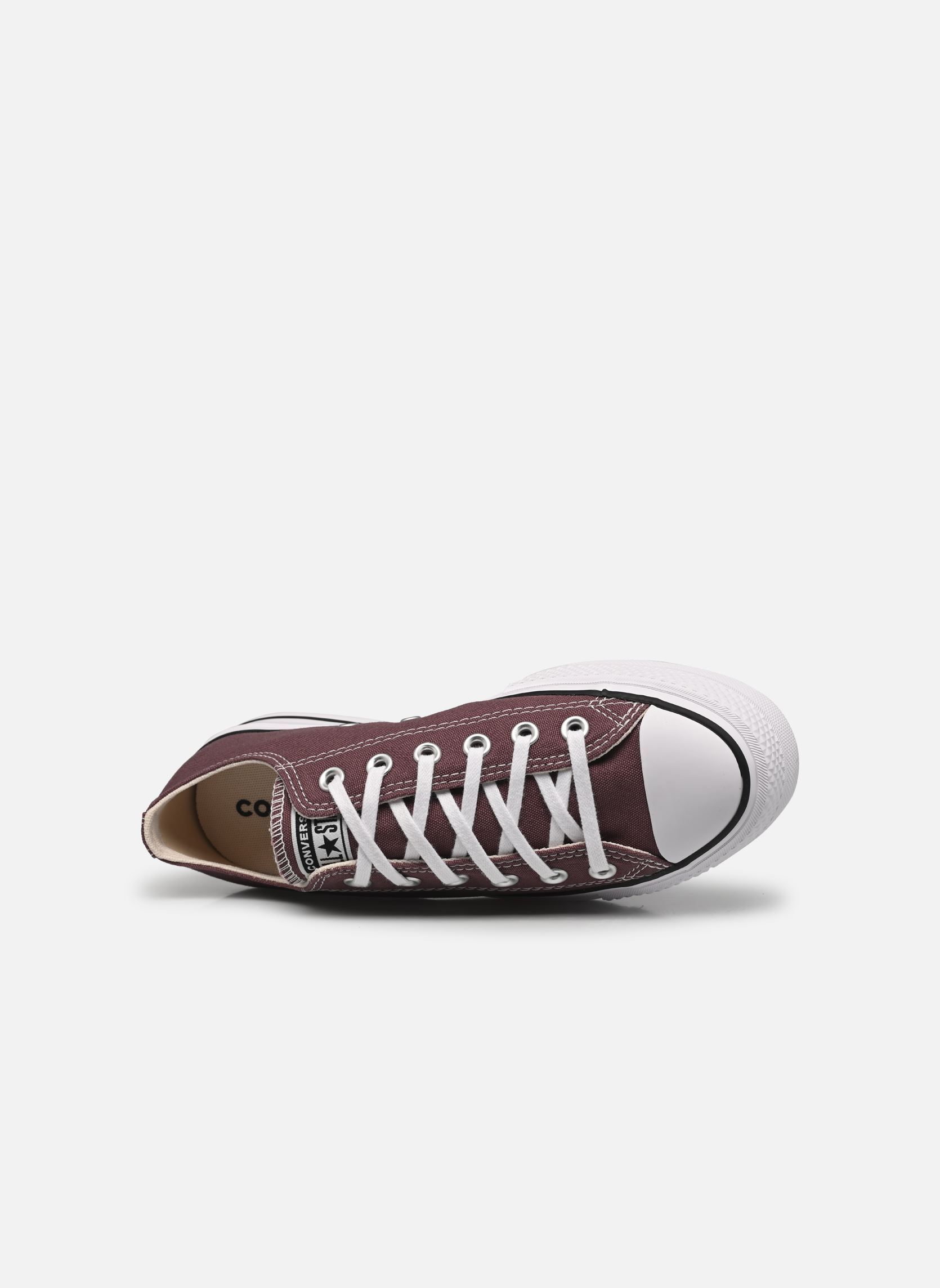 Baskets toile Chuck Taylor All Star Lift Ox femme marron Converse Baskets toile Chuck Taylor All Star Lift Ox femme marron TRAIL MIXED/NATURAL IVORY