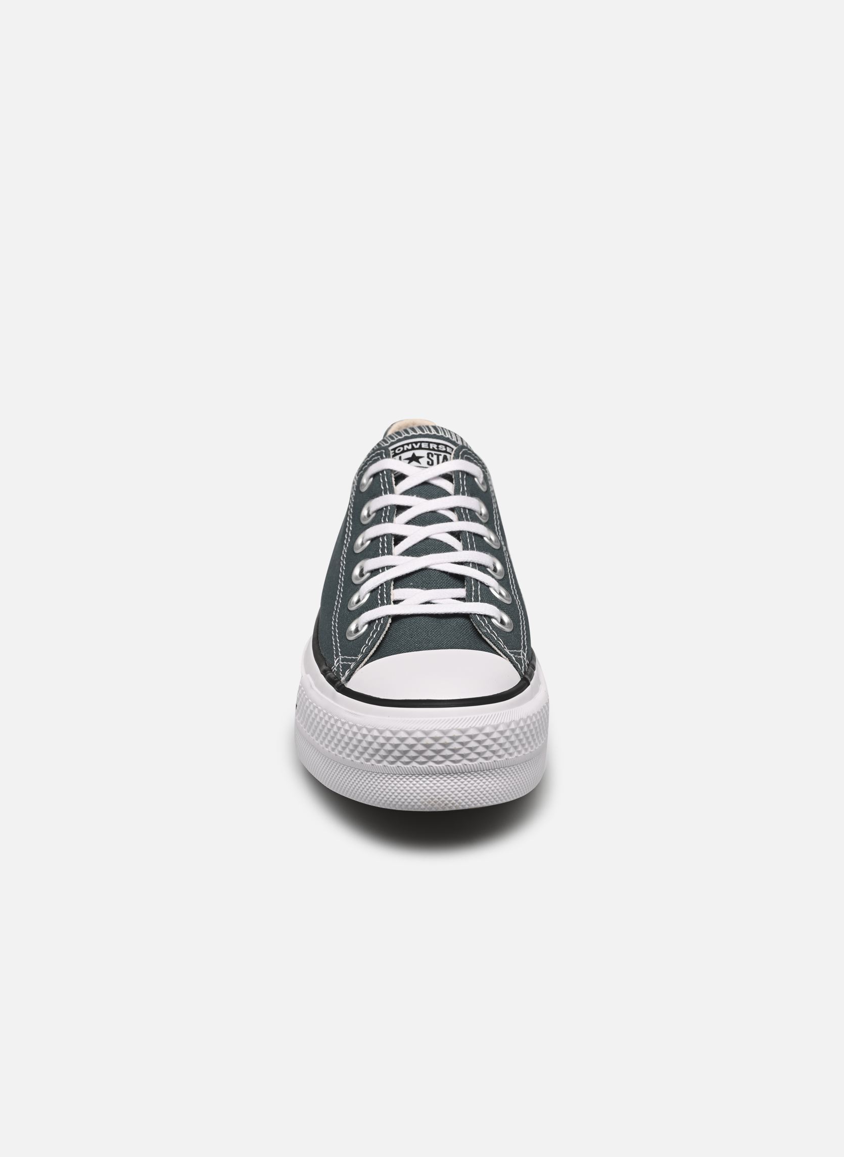 Leinen-Sneaker Chuck Taylor All Star Lift Ox damen grau Converse Leinen-Sneaker Chuck Taylor All Star Lift Ox damen grau TRUE NATURE/NATURAL IVORY