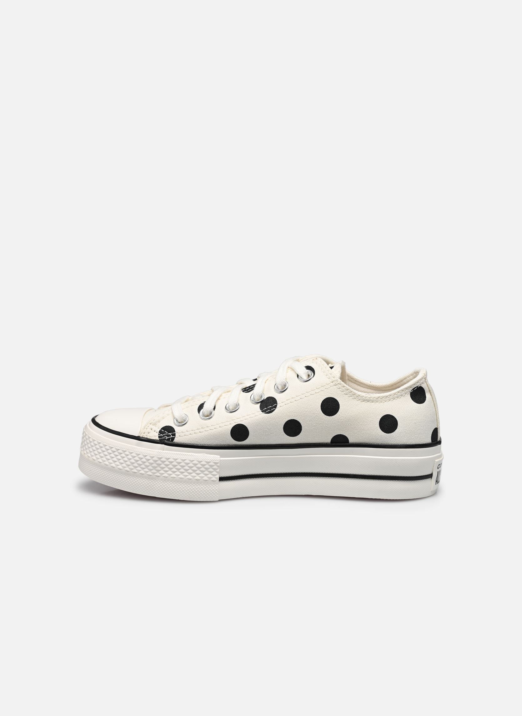 Baskets toile Chuck Taylor All Star Lift Ox femme blanc Converse Baskets toile Chuck Taylor All Star Lift Ox femme blanc EGRET/BLACK/DAYS AHEAD