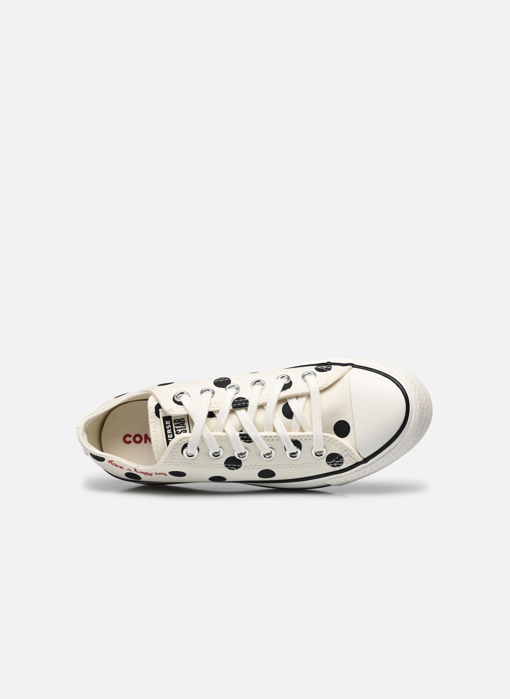 Baskets toile Chuck Taylor All Star Lift Ox femme blanc Converse Baskets toile Chuck Taylor All Star Lift Ox femme blanc EGRET/BLACK/DAYS AHEAD
