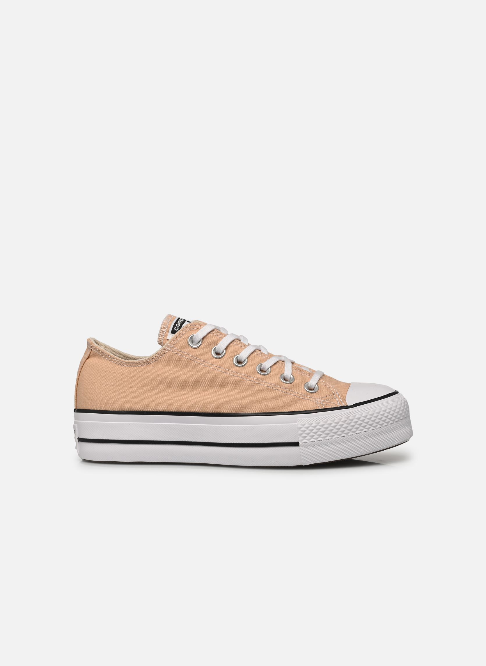 Baskets toile Chuck Taylor All Star Lift Ox femme beige Converse Baskets toile Chuck Taylor All Star Lift Ox femme beige COASTAL DUNE/WHITE/BLACK