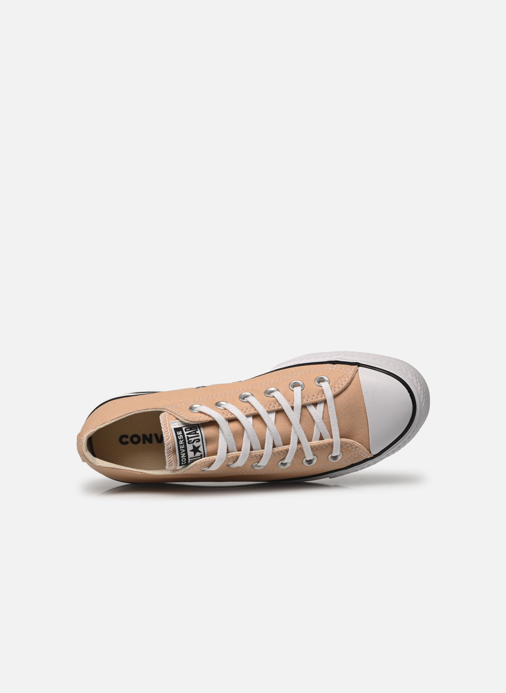 Baskets toile Chuck Taylor All Star Lift Ox femme beige Converse Baskets toile Chuck Taylor All Star Lift Ox femme beige COASTAL DUNE/WHITE/BLACK