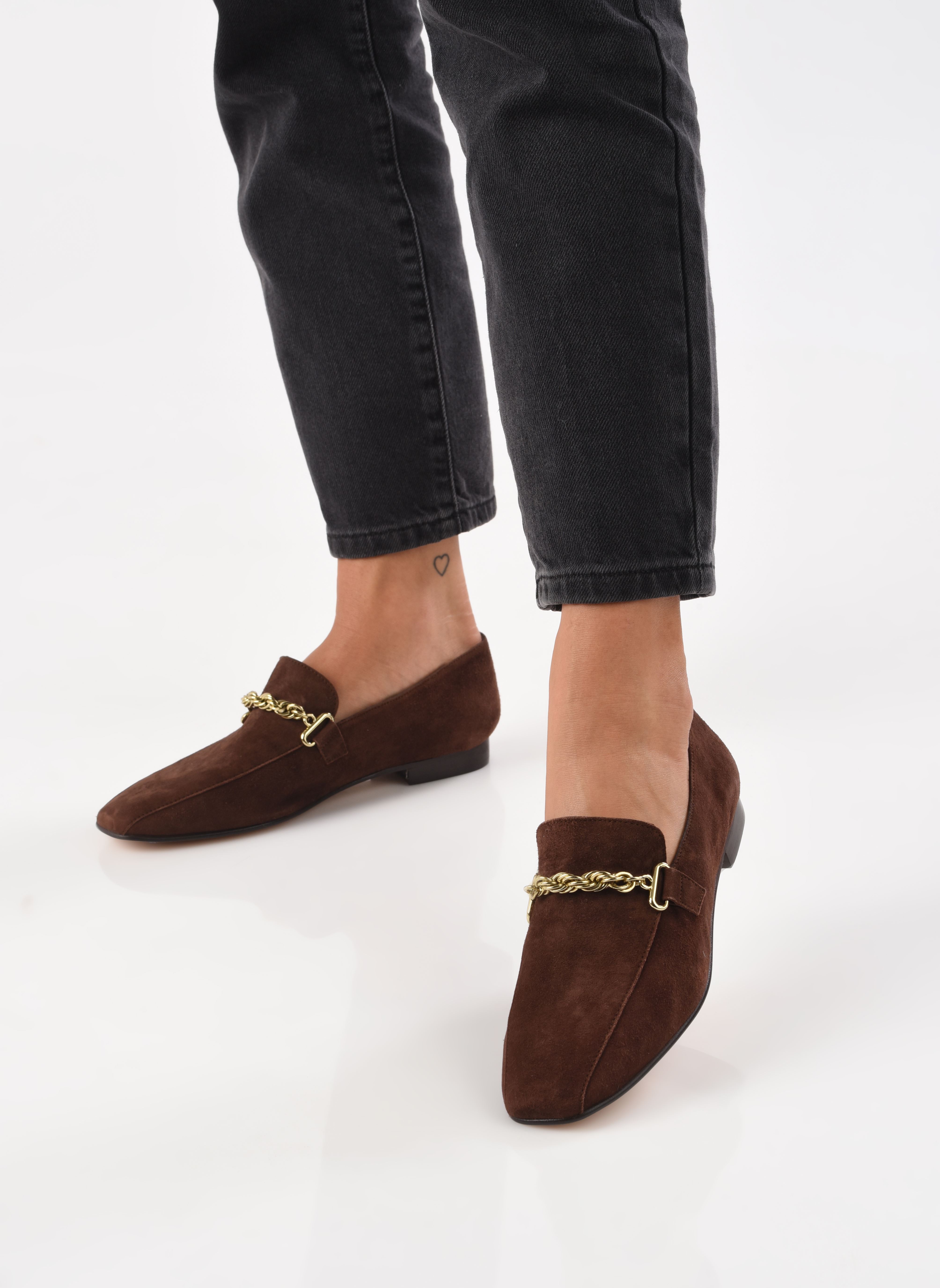 Loafer Vivo damen braun Flattered Loafer Vivo damen braun BROWN SUEDE