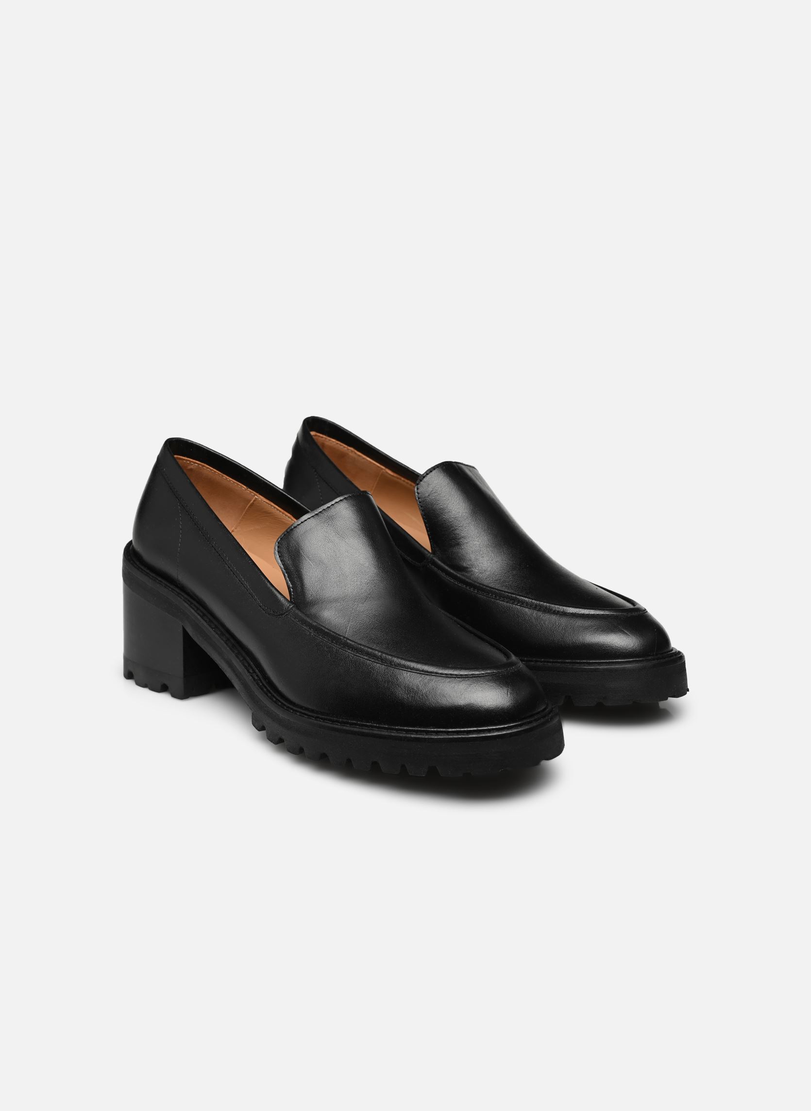 Loafer Saga damen schwarz Flattered Loafer Saga damen schwarz BLACK LEATHER