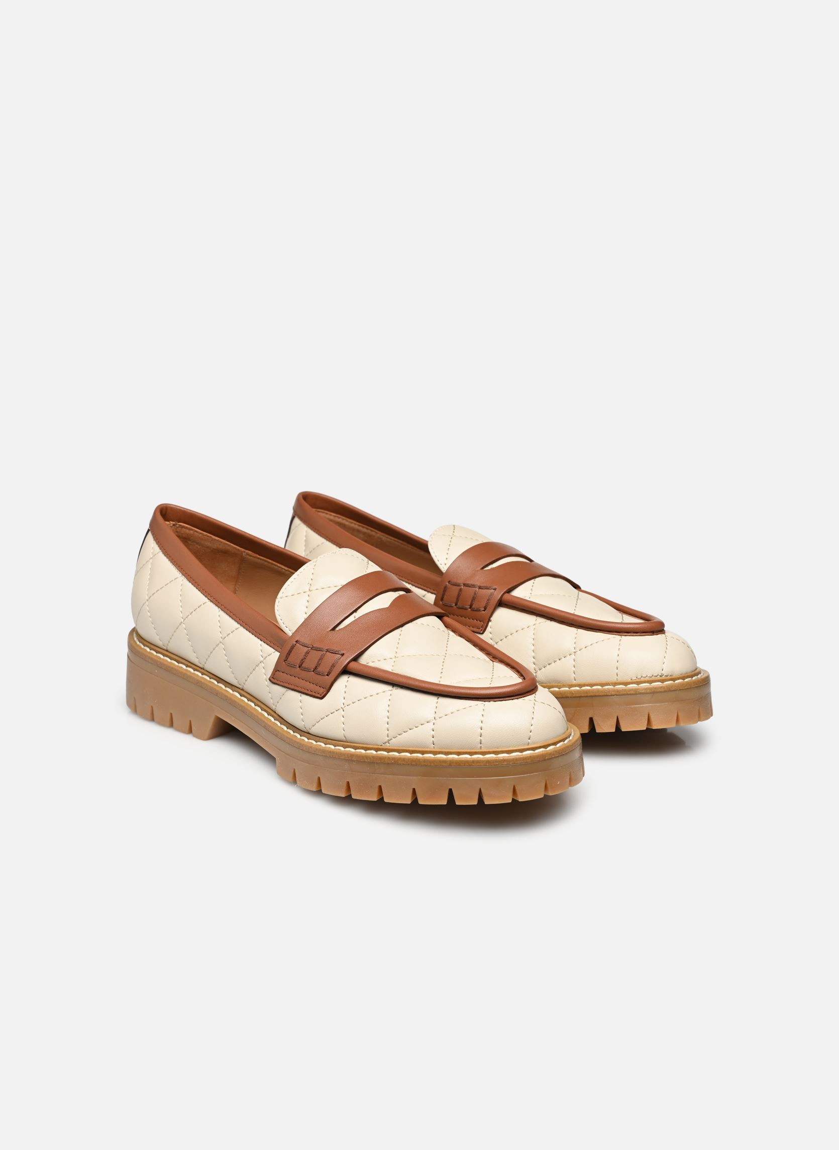 Loafer Signe damen beige Flattered Loafer Signe damen beige CREME/CARAMEL LEATHER
