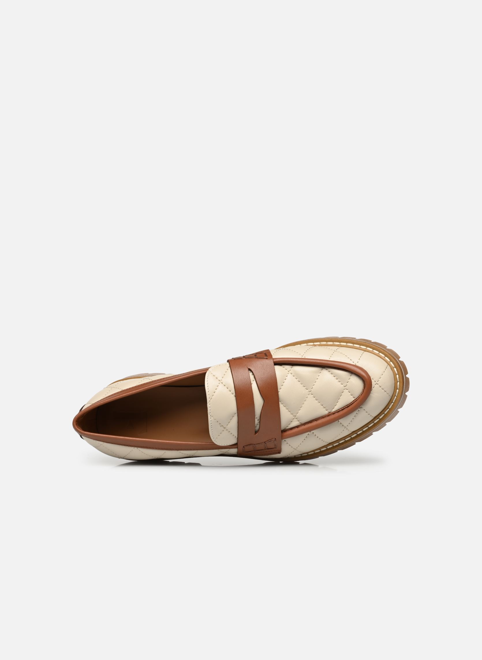 Loafer Signe damen beige Flattered Loafer Signe damen beige CREME/CARAMEL LEATHER