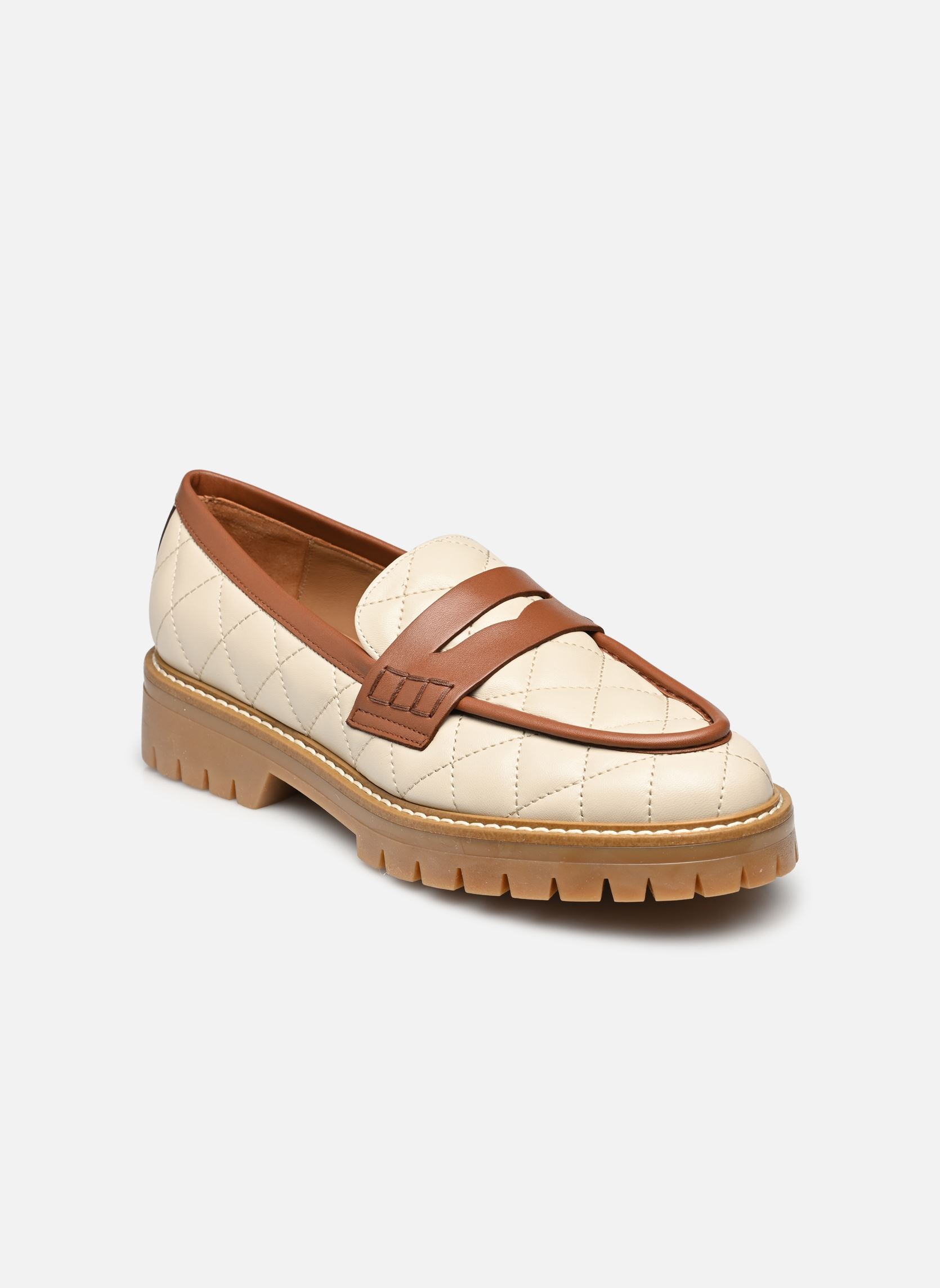 Loafer Signe damen beige Flattered Loafer Signe damen beige CREME/CARAMEL LEATHER