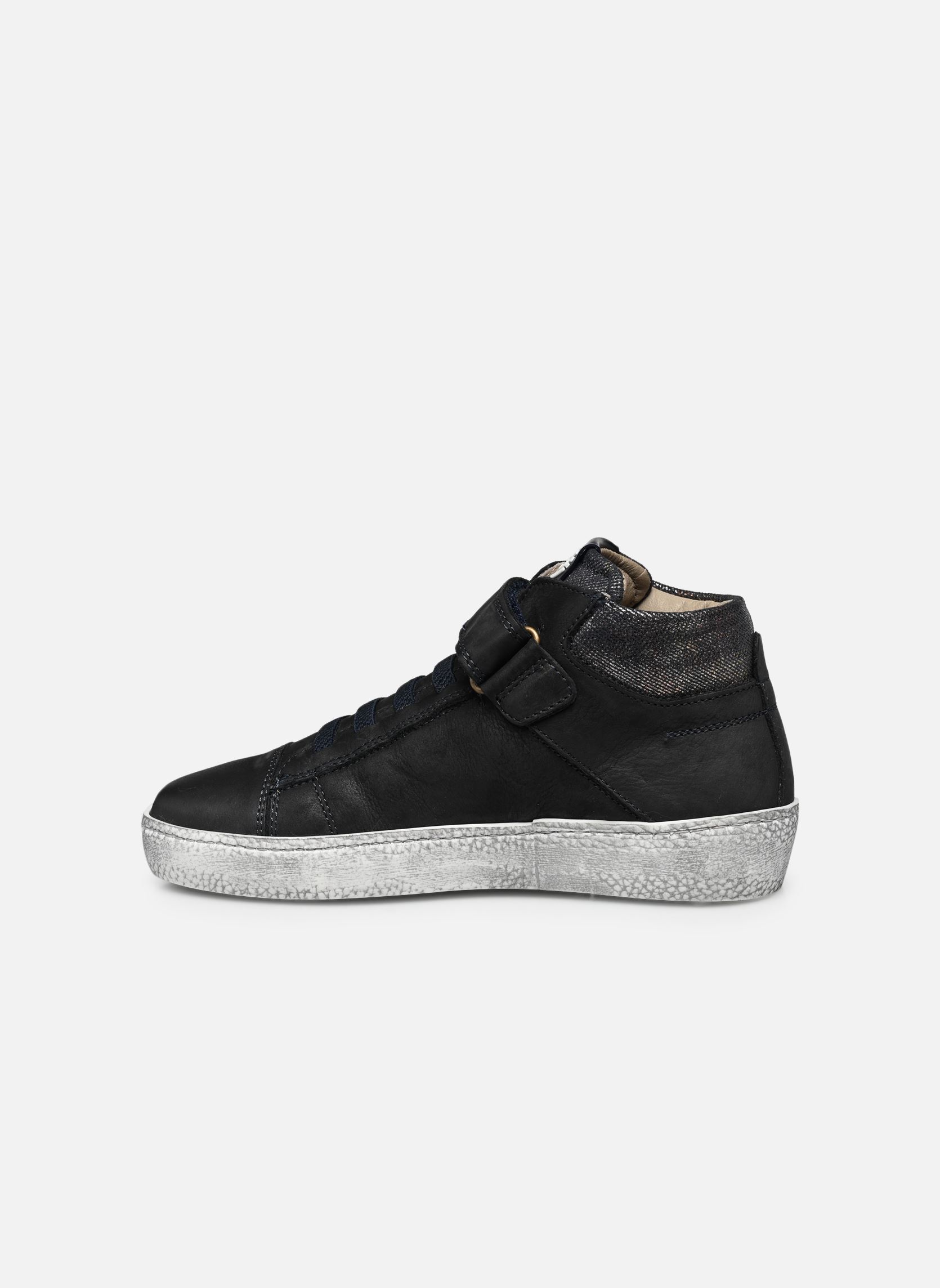 Hoge sneakers TELOS meisjes blauw Stones and Bones Hoge sneakers TELOS meisjes blauw CALF - GLITTER D.BLUE