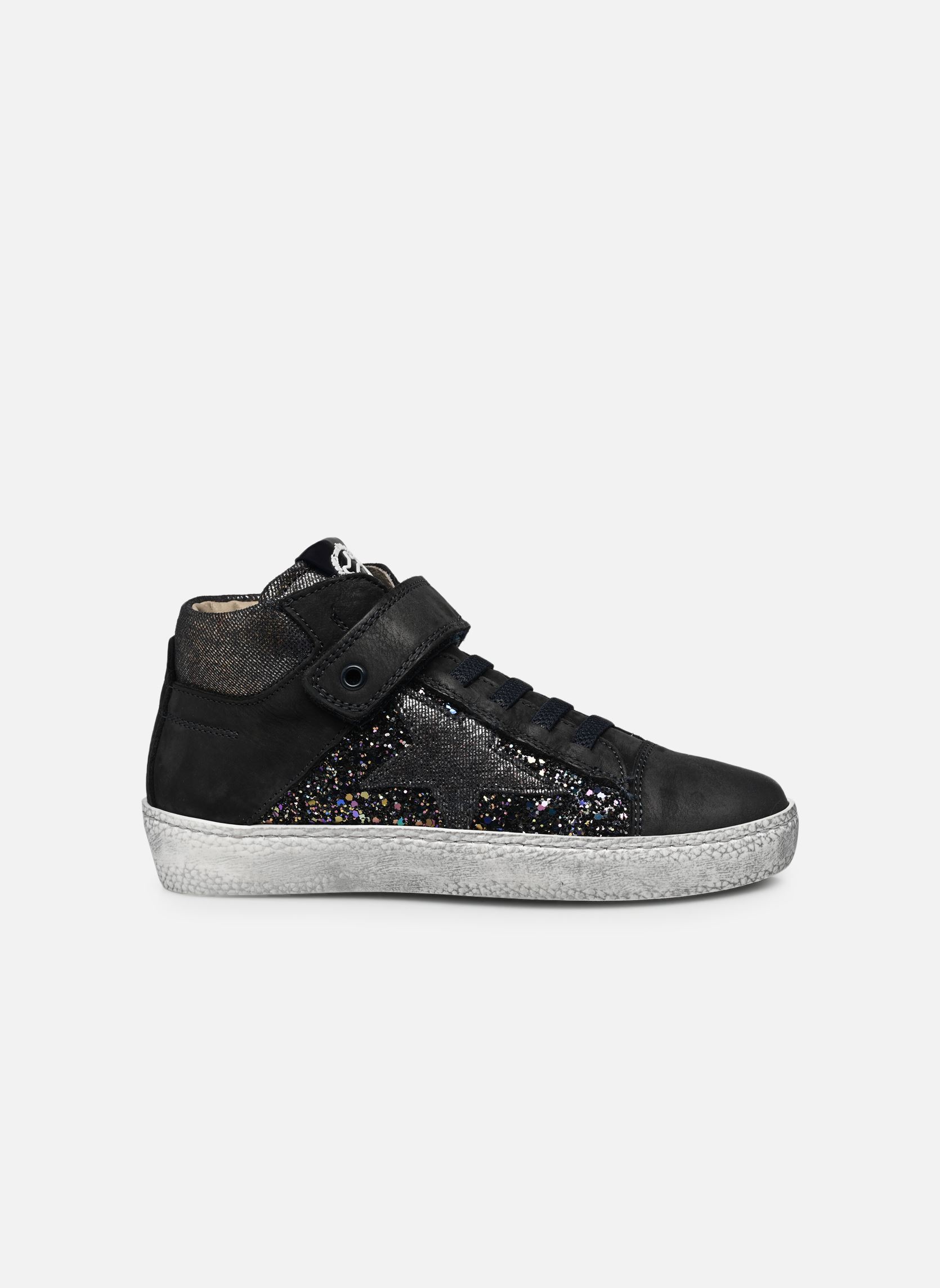 Hoge sneakers TELOS meisjes blauw Stones and Bones Hoge sneakers TELOS meisjes blauw CALF - GLITTER D.BLUE