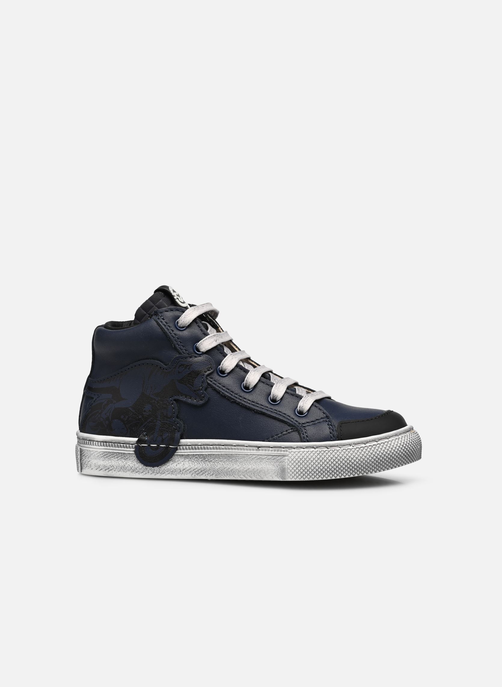 Knöchelhohe Sneaker DINOT jungen schwarz Stones and Bones Knöchelhohe Sneaker DINOT jungen schwarz CALF NAVY