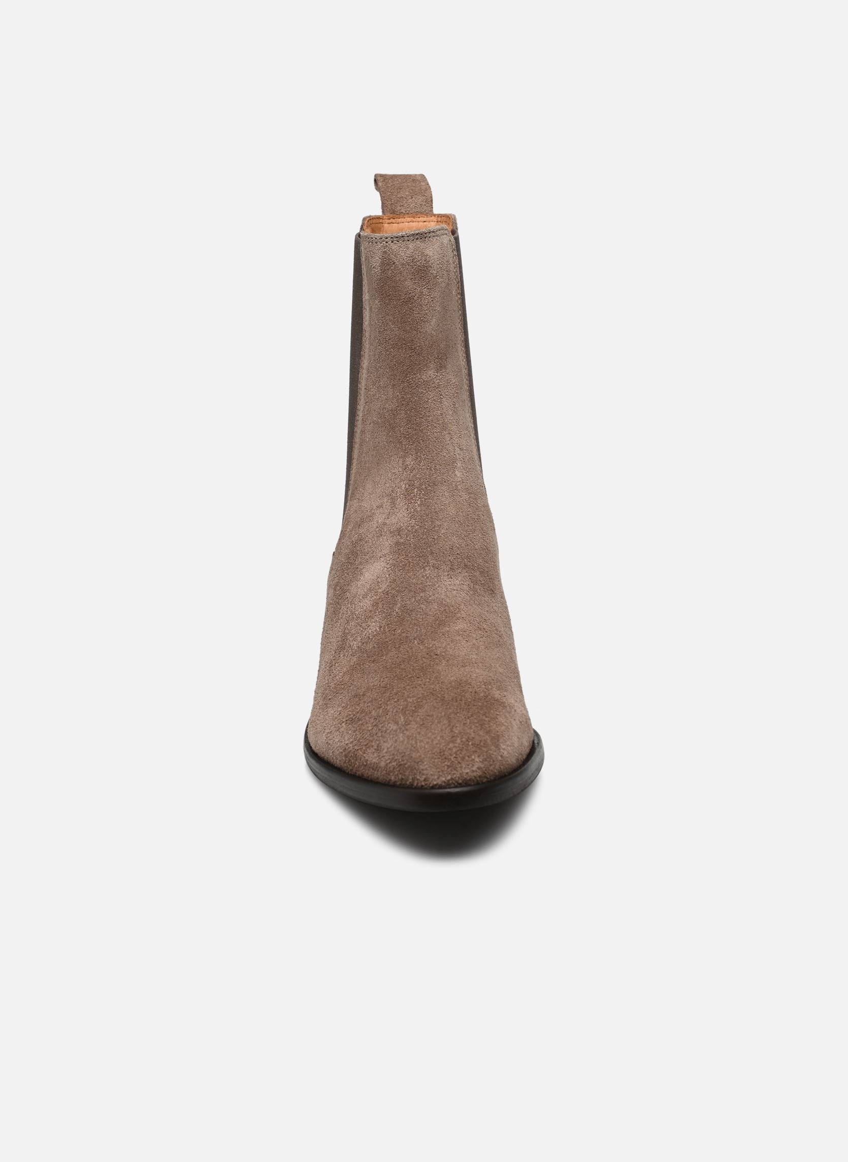 Bottines basses Eulalie femme gris Georgia Rose Bottines basses Eulalie femme gris Taupe