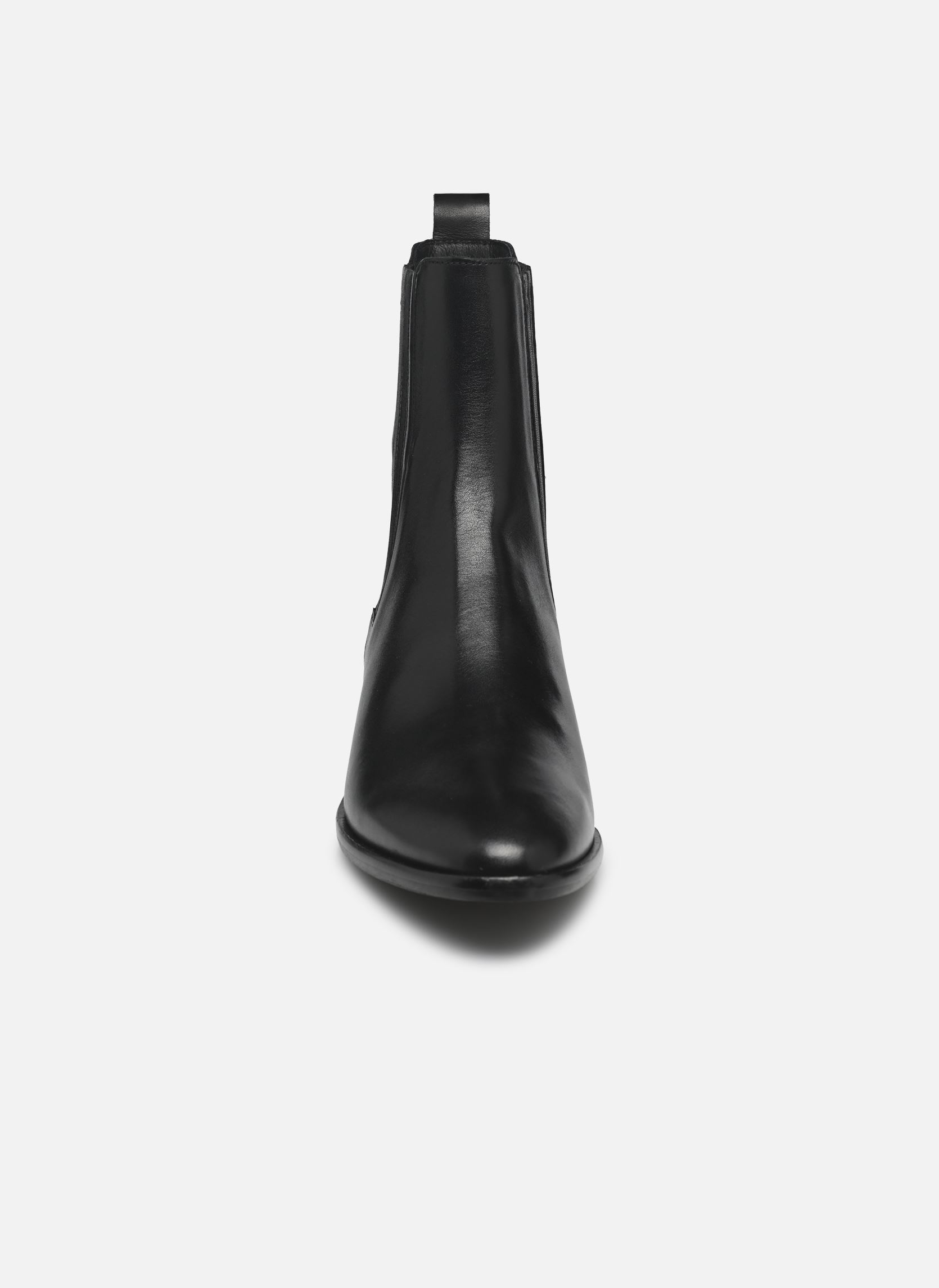 Niedrige Ankle Boots Eulalie damen schwarz Georgia Rose Niedrige Ankle Boots Eulalie damen schwarz Cuir Lisse Noir
