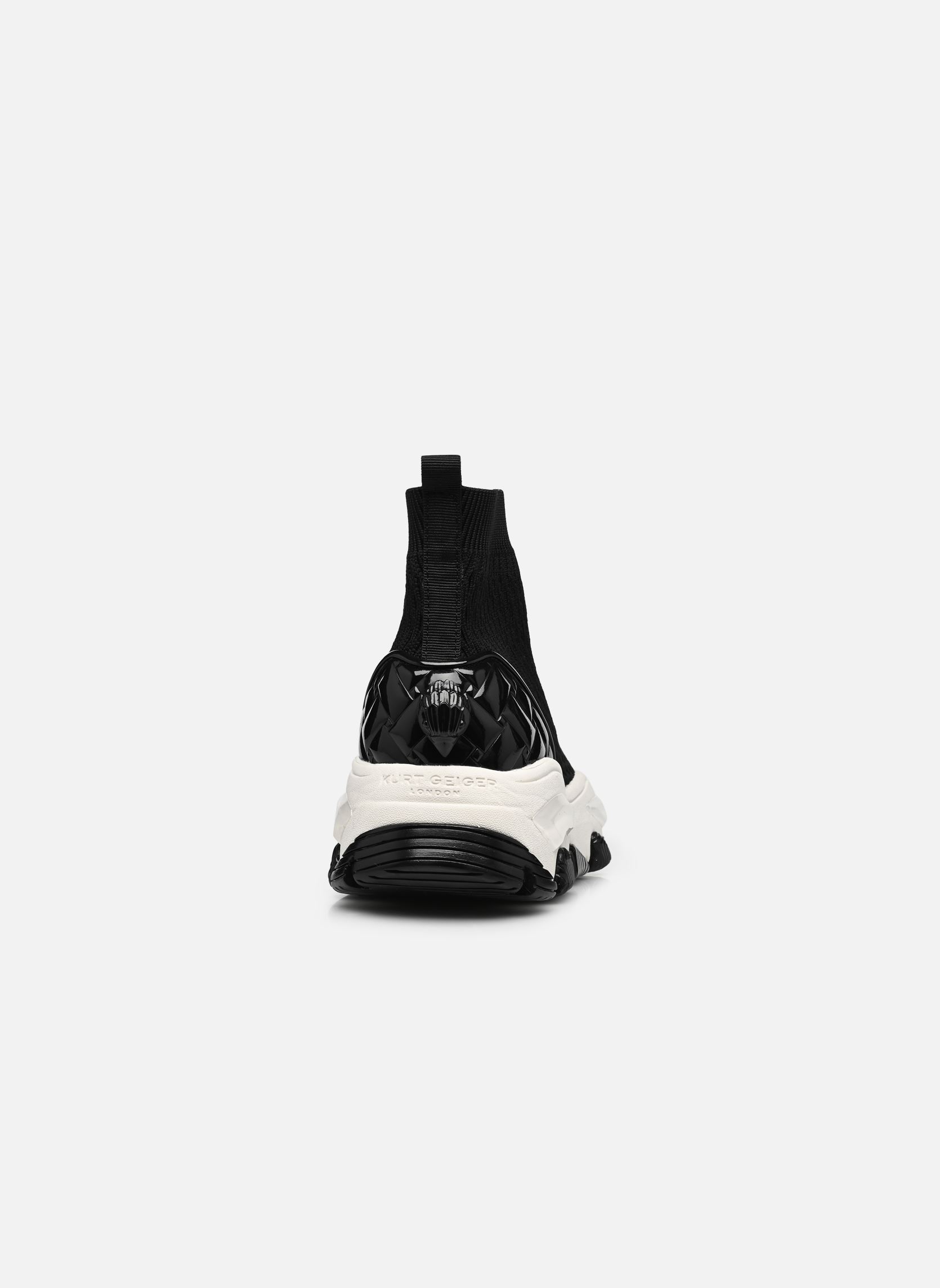 Baskets basses LETTIE EAGLE KNIT SOCK femme noir Kurt Geiger Baskets basses LETTIE EAGLE KNIT SOCK femme noir BLK/WHITE