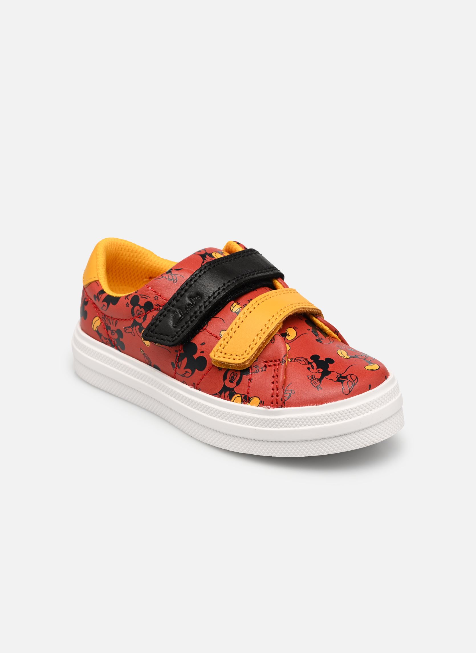 Baskets basses Nova Mouse T garçon rouge Clarks Baskets basses Nova Mouse T garçon rouge RED COMBI