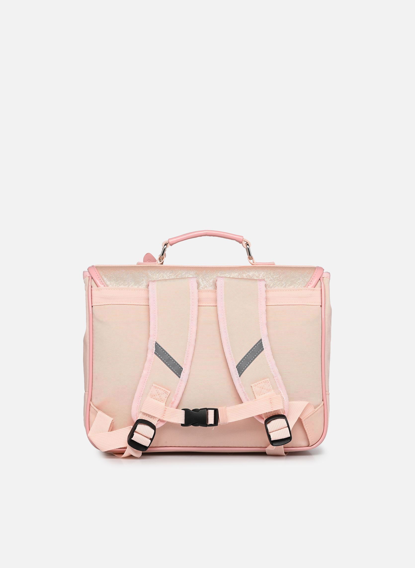 schooltassen Cartable 32 cm meisjes roze Caramel & Cie schooltassen Cartable 32 cm meisjes roze PEARL BLUSH