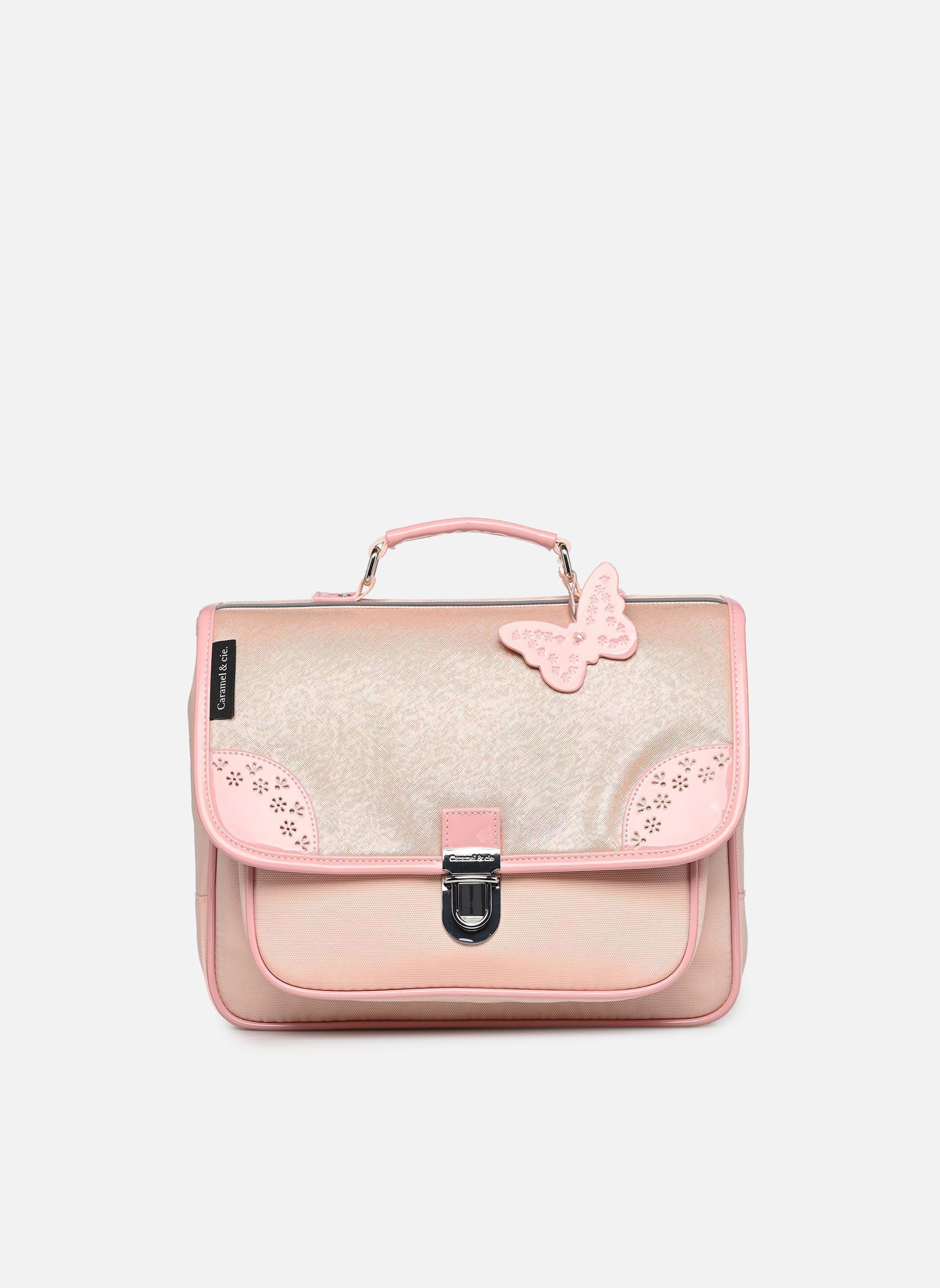 schooltassen Cartable 32 cm meisjes roze Caramel & Cie schooltassen Cartable 32 cm meisjes roze PEARL BLUSH