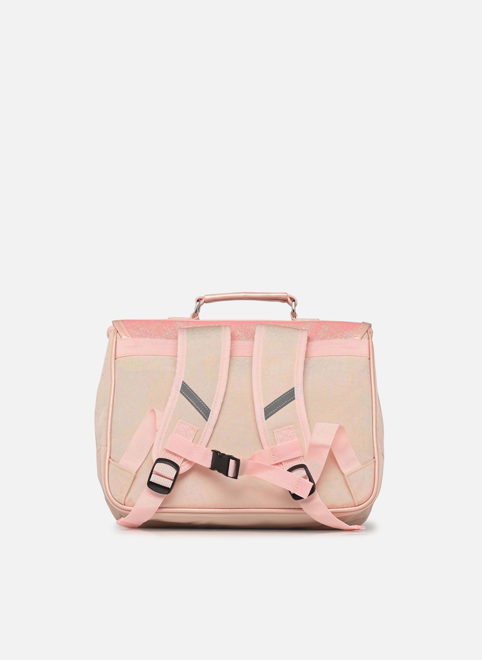 Cartables Cartable 32 cm fille rose Caramel & Cie Cartables Cartable 32 cm fille rose PINK OXFORD