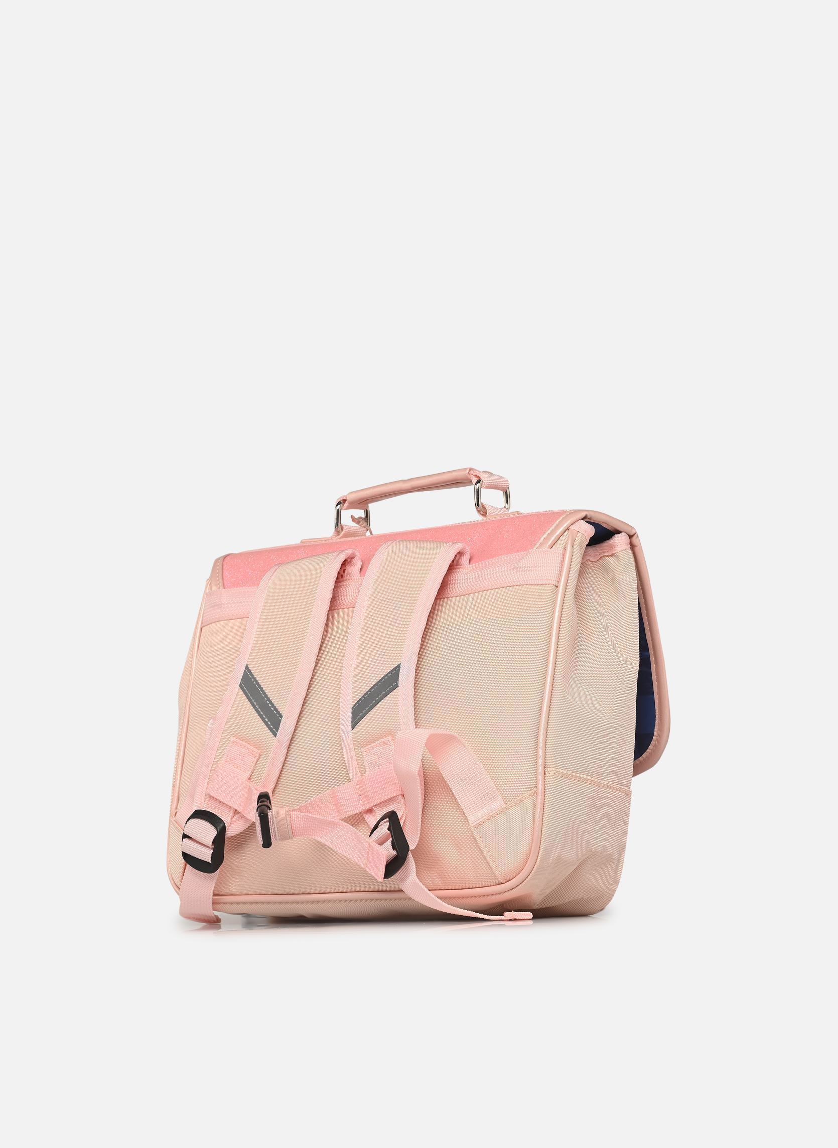 Cartables Cartable 32 cm fille rose Caramel & Cie Cartables Cartable 32 cm fille rose PINK OXFORD