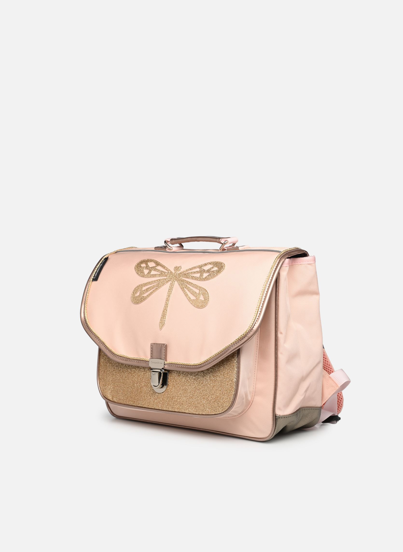Schulranzen Cartable 38 cm mädchen rosa Caramel & Cie Schulranzen Cartable 38 cm mädchen rosa LIBELLULE ROSE 1