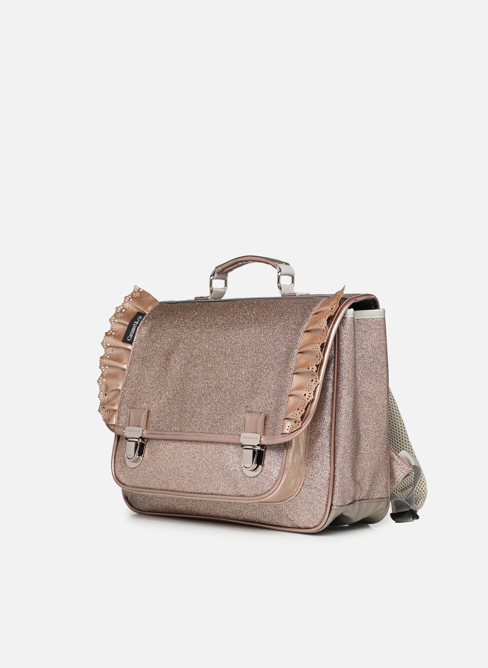 Schulranzen Cartable 38 cm mädchen rosa Caramel & Cie Schulranzen Cartable 38 cm mädchen rosa FROUFROUS PAILLETTES CUIVRE