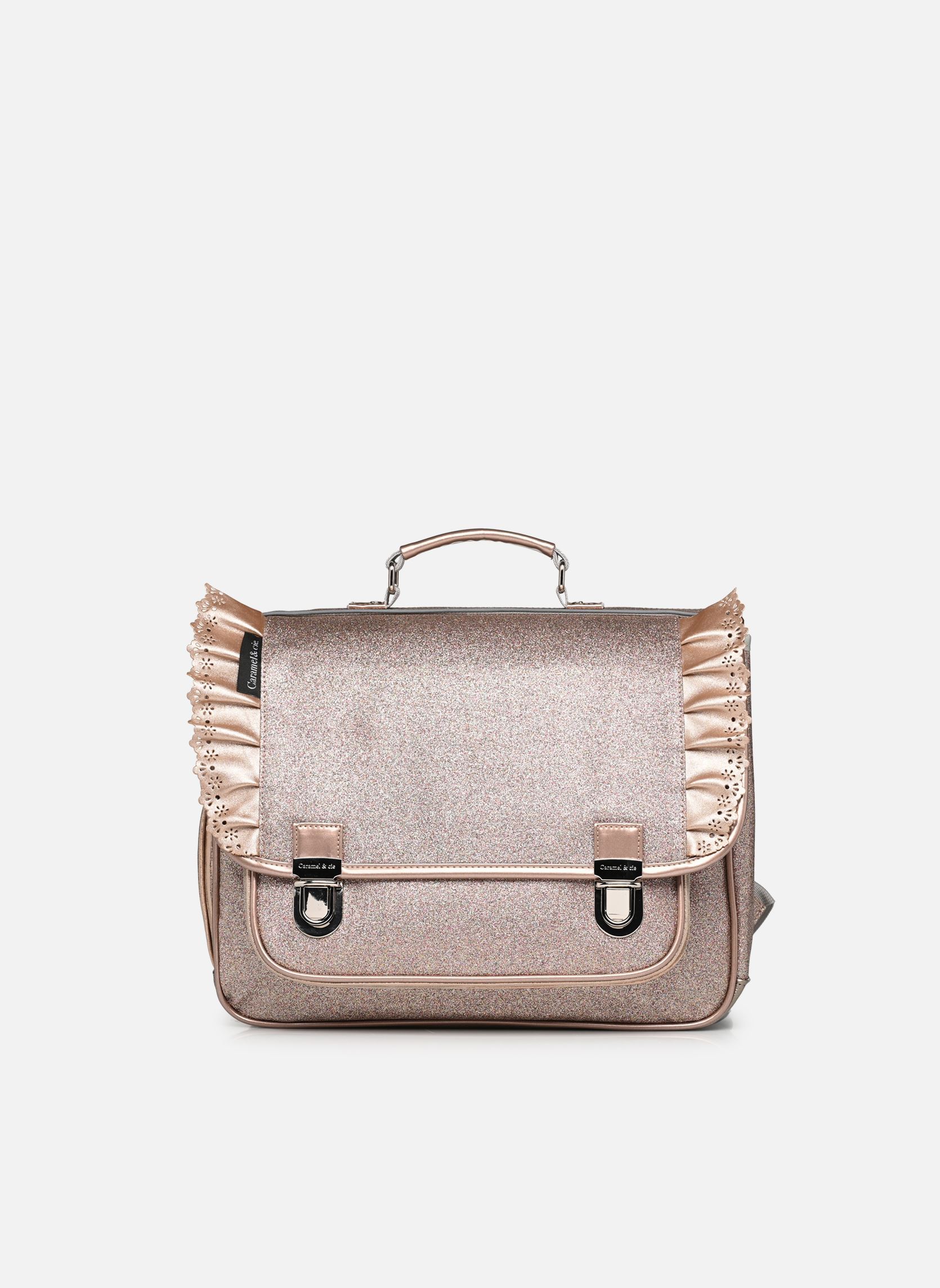 Schulranzen Cartable 38 cm mädchen rosa Caramel & Cie Schulranzen Cartable 38 cm mädchen rosa FROUFROUS PAILLETTES CUIVRE
