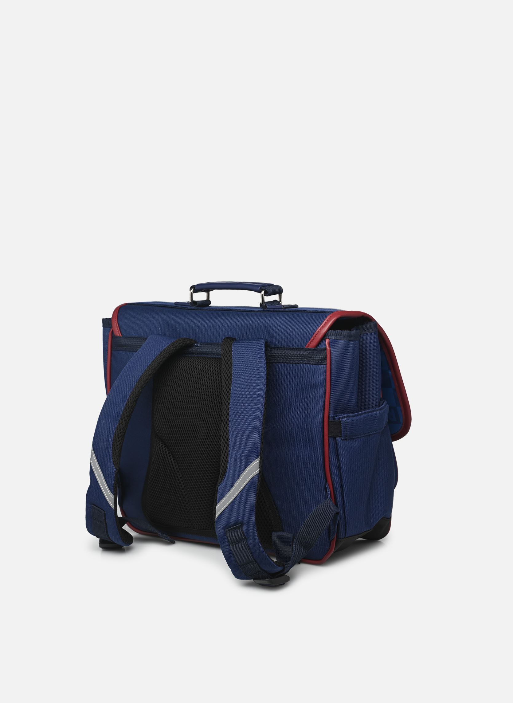 schooltassen Cartable 38 cm jongens blauw Caramel & Cie schooltassen Cartable 38 cm jongens blauw SAMOURAÏ