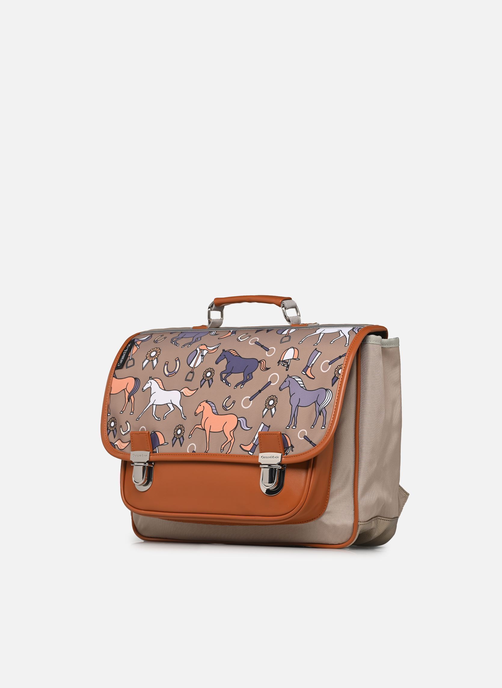Schulranzen Cartable 38 cm mädchen braun Caramel & Cie Schulranzen Cartable 38 cm mädchen braun MANEGE