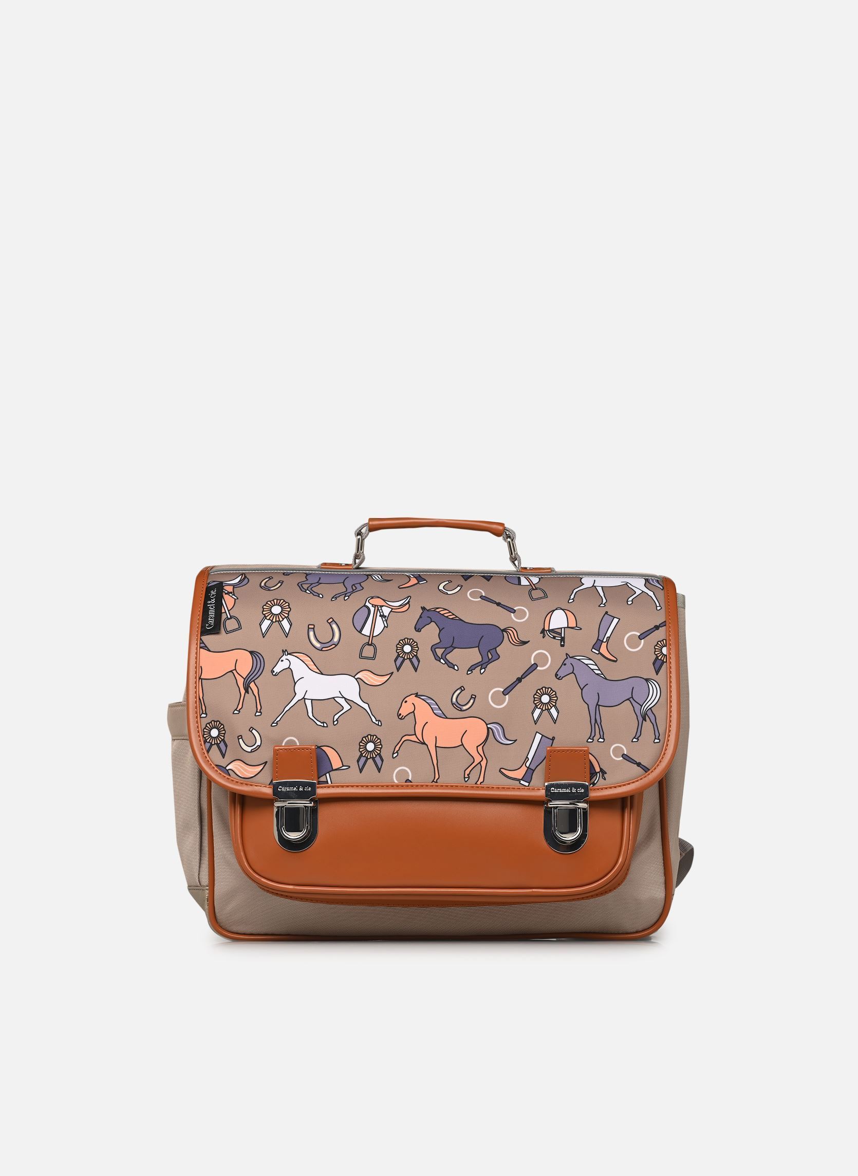 Schulranzen Cartable 38 cm mädchen braun Caramel & Cie Schulranzen Cartable 38 cm mädchen braun MANEGE