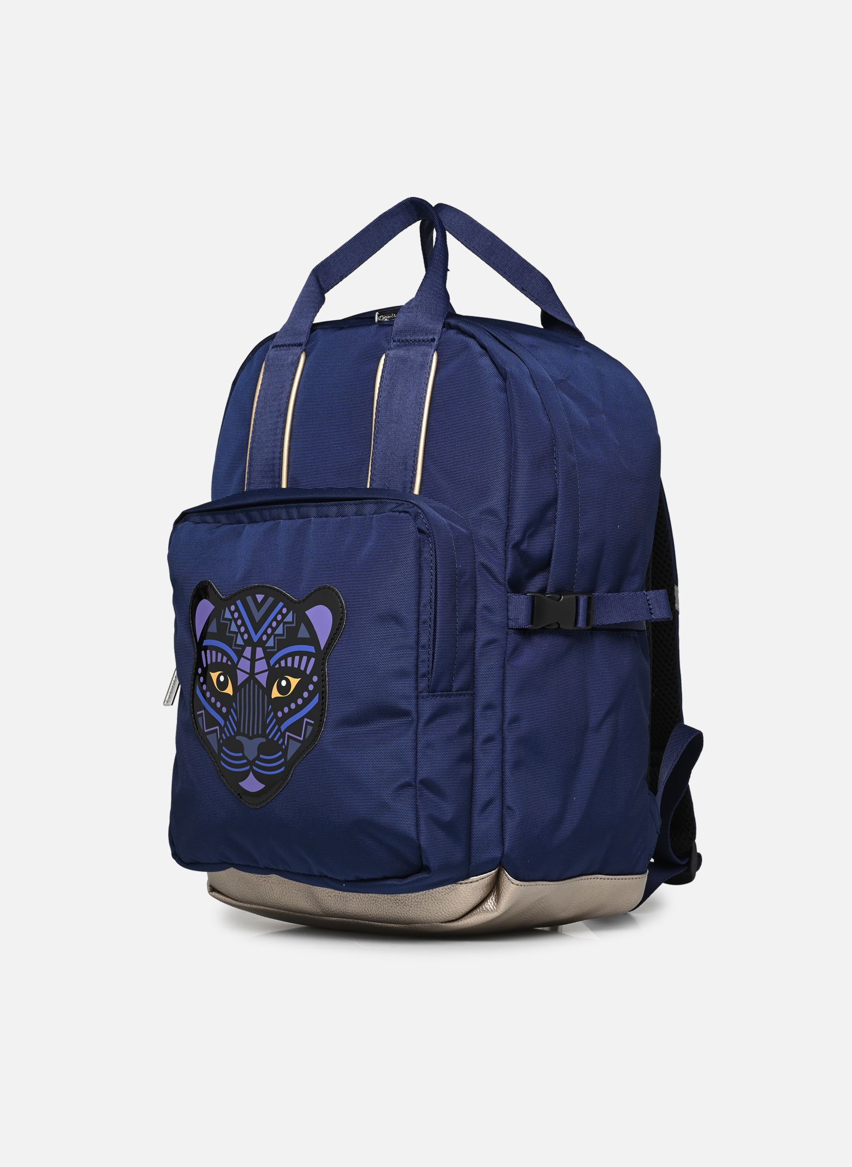 Cartables Sac à dos moyen fille bleu Caramel & Cie Cartables Sac à dos moyen fille bleu PANTHERA