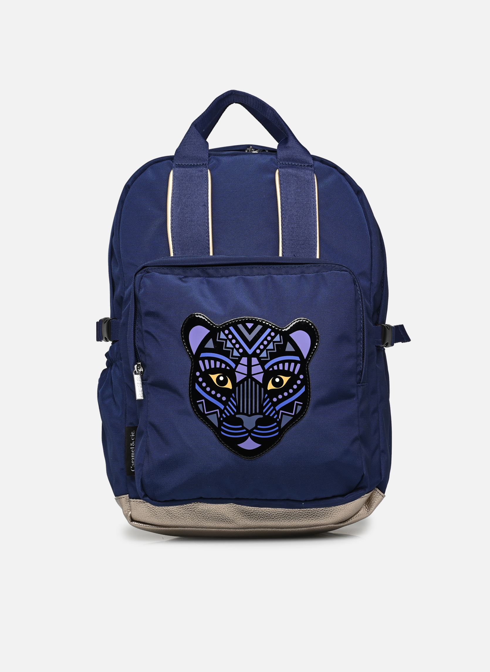 Cartables Sac à dos moyen fille bleu Caramel & Cie Cartables Sac à dos moyen fille bleu PANTHERA