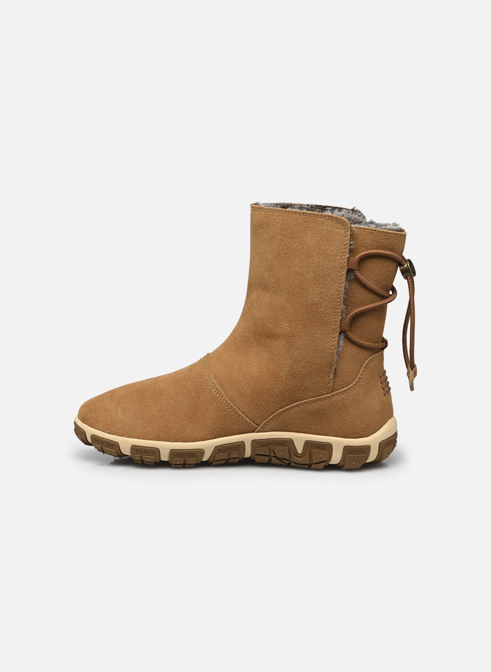 Bottines fourrées Jazsnow femme marron TBS Bottines fourrées Jazsnow femme marron Cognac
