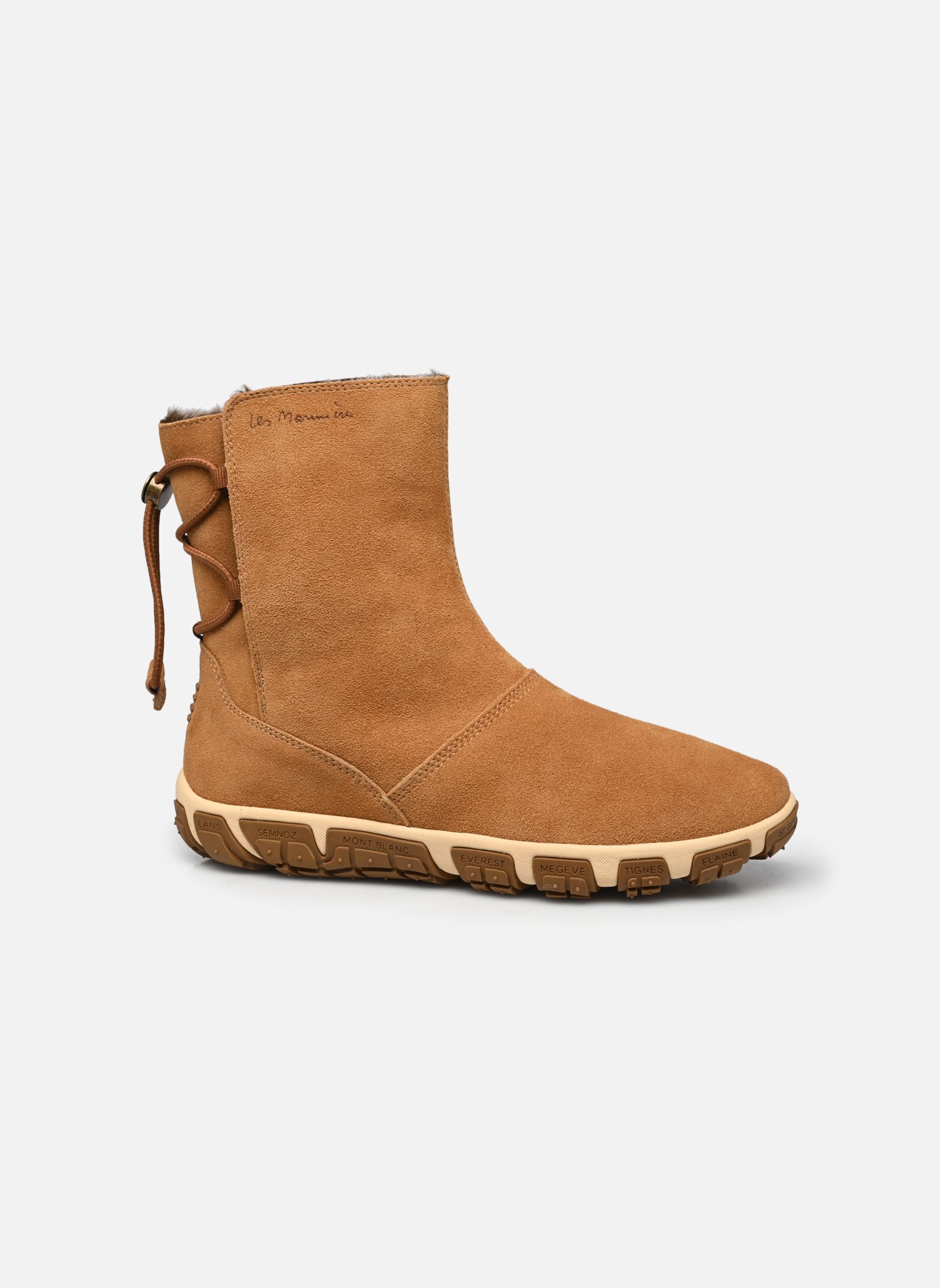 Bottines fourrées Jazsnow femme marron TBS Bottines fourrées Jazsnow femme marron Cognac