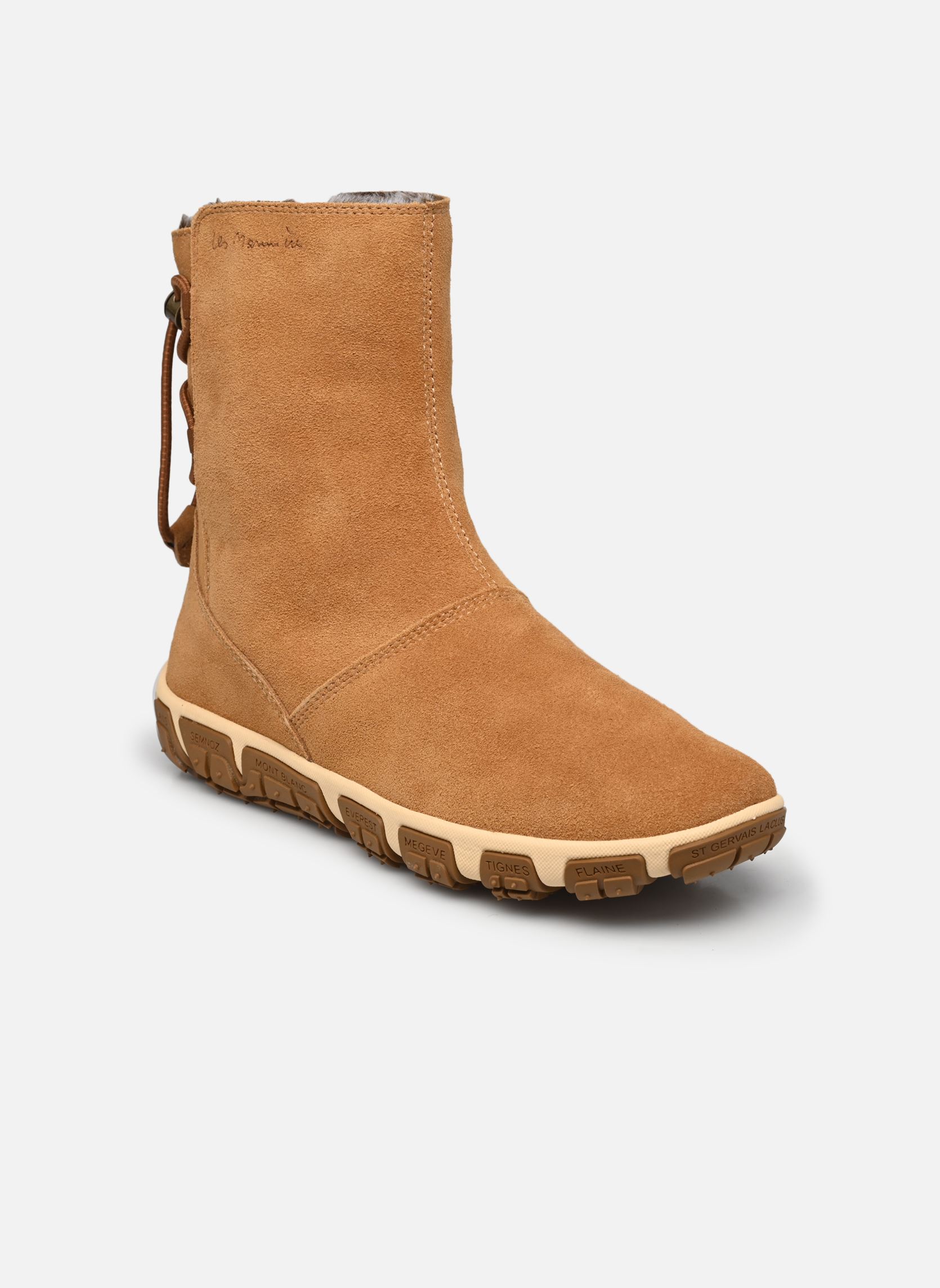 Bottines fourrées Jazsnow femme marron TBS Bottines fourrées Jazsnow femme marron Cognac
